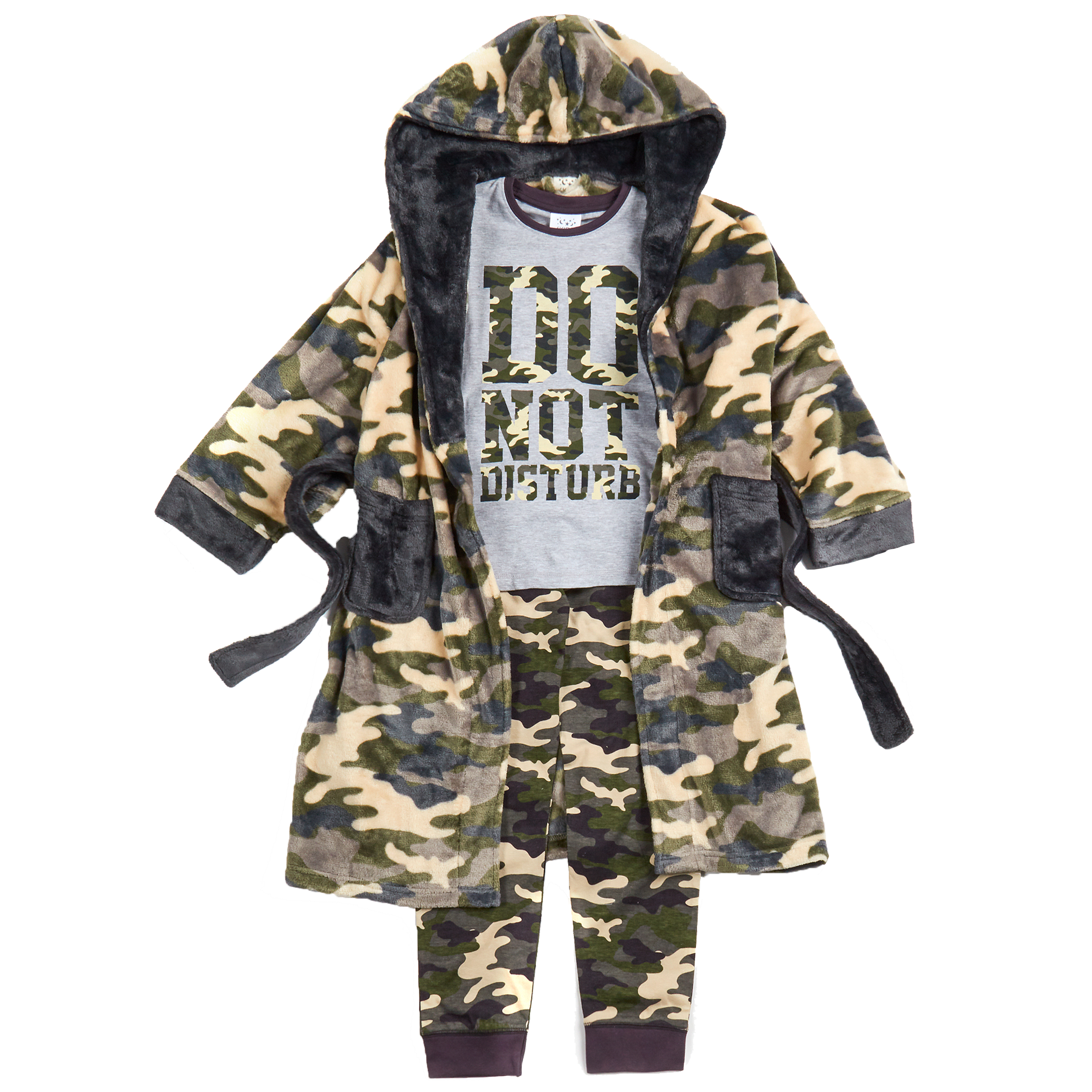 Boys camo hot sale dressing gown