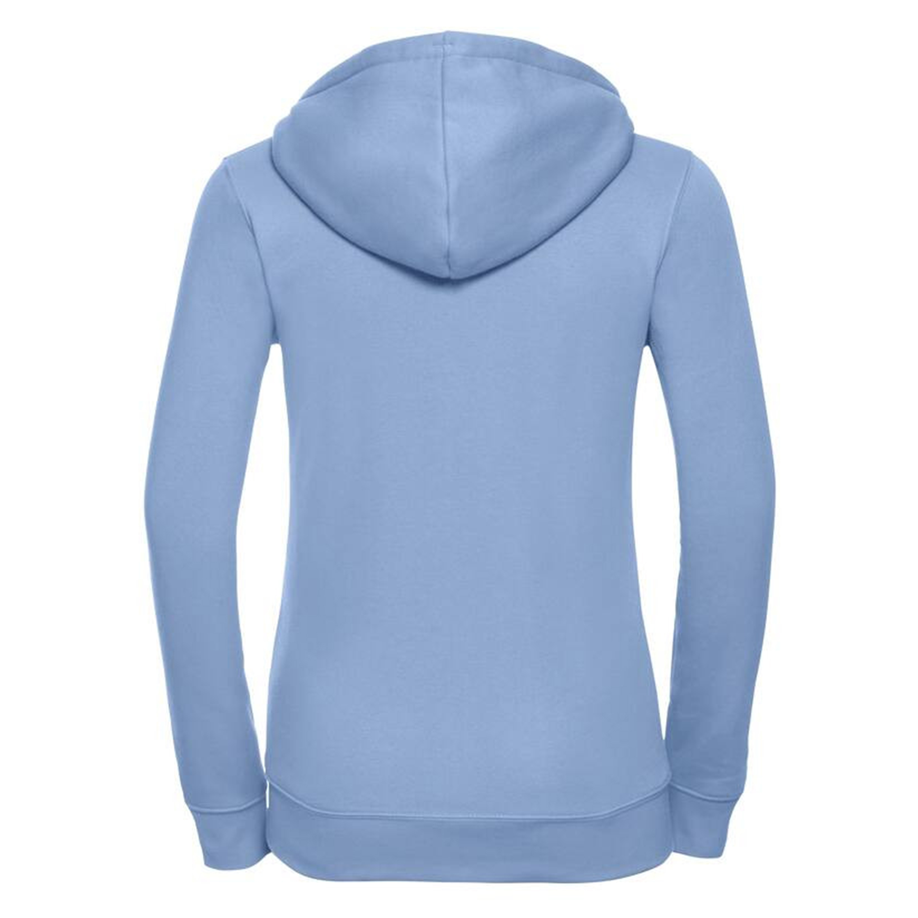 Womens Zip Up Hoodie Ladies Cotton Hooded Sweatshirt Sky Blue Jumper XS