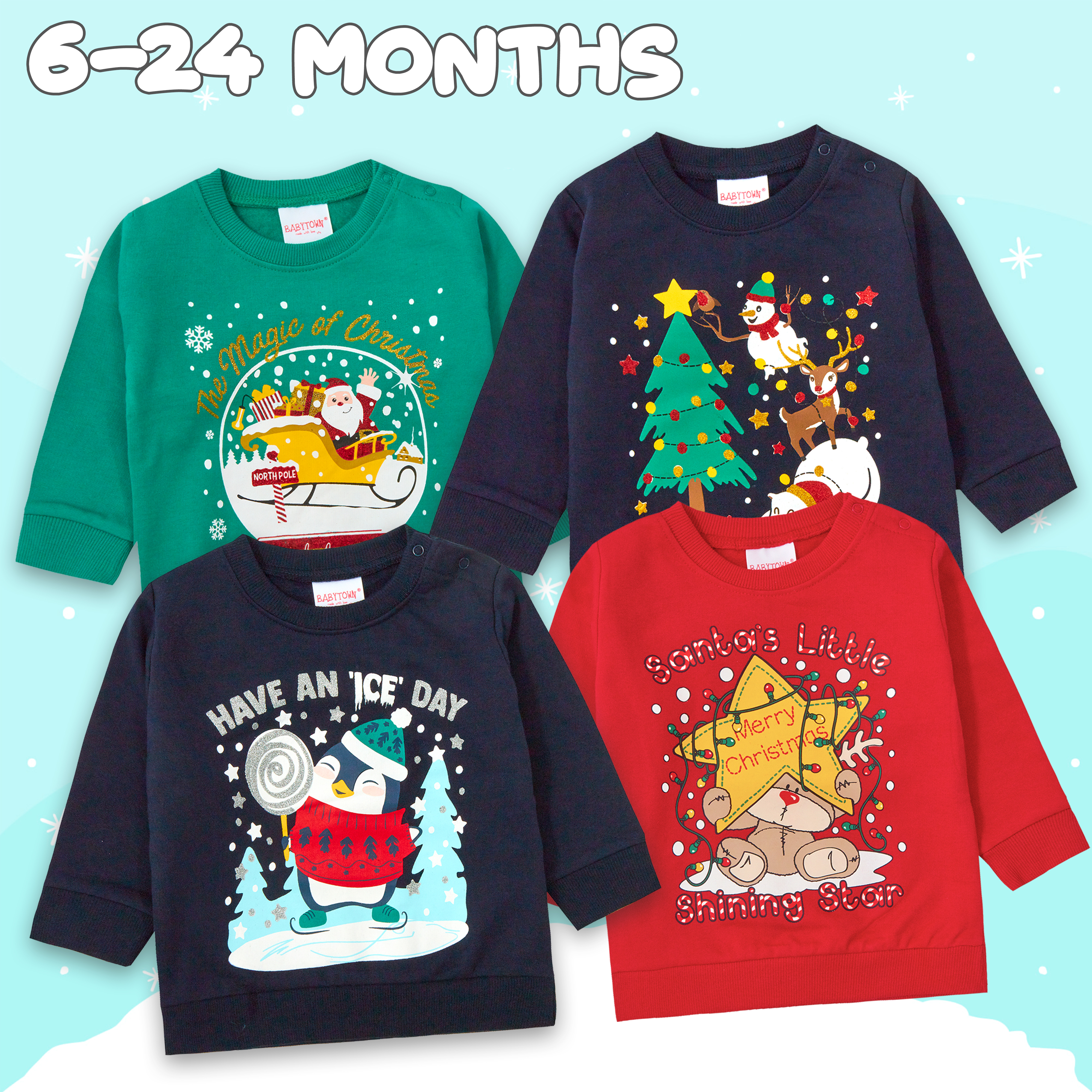 baby boy christmas jumper uk
