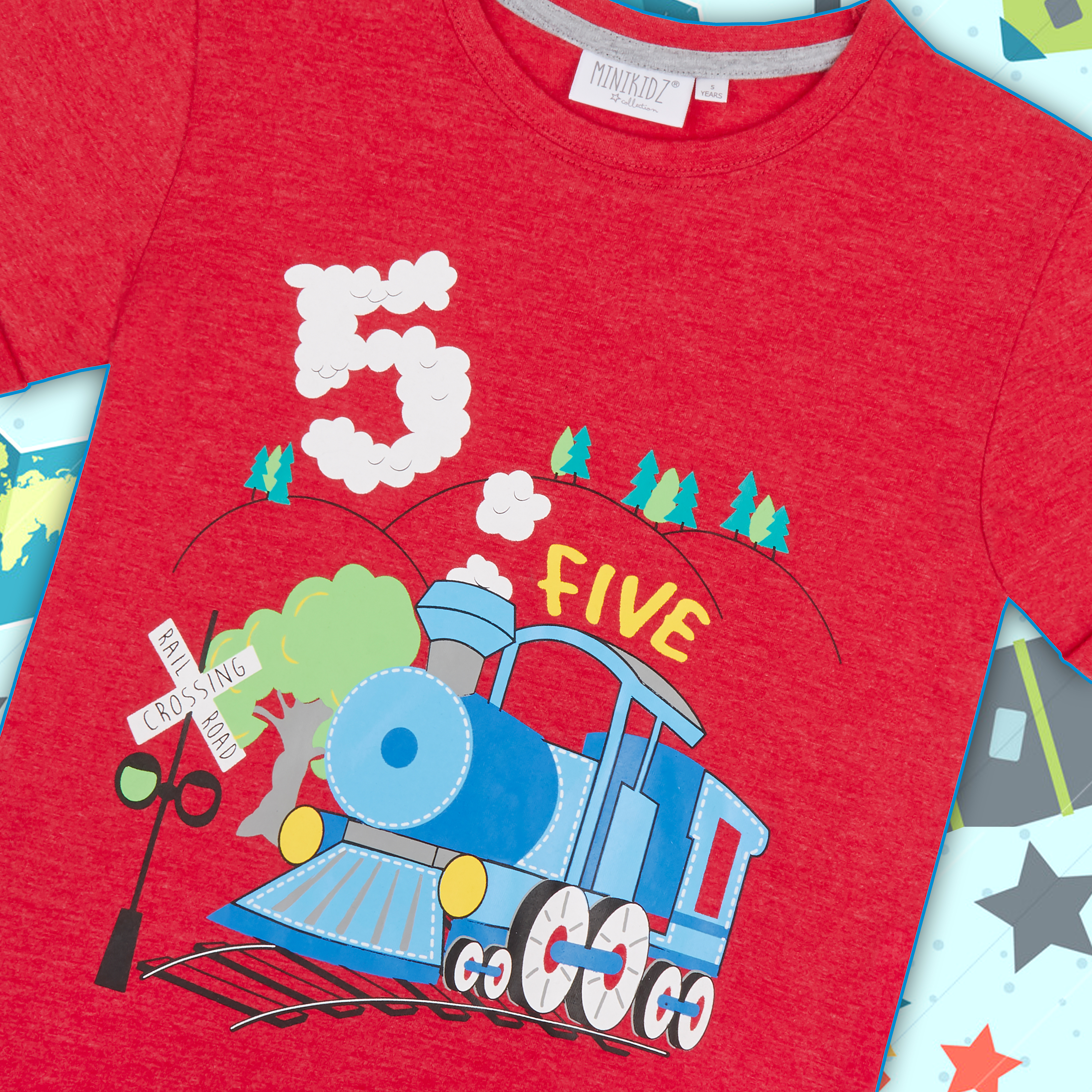 Niños Niños Niños Camiseta Cumpleaños Regalo Camiseta Impresa Edad 1-6 Mangas Cortas Camisa - Imagen 16 de 49