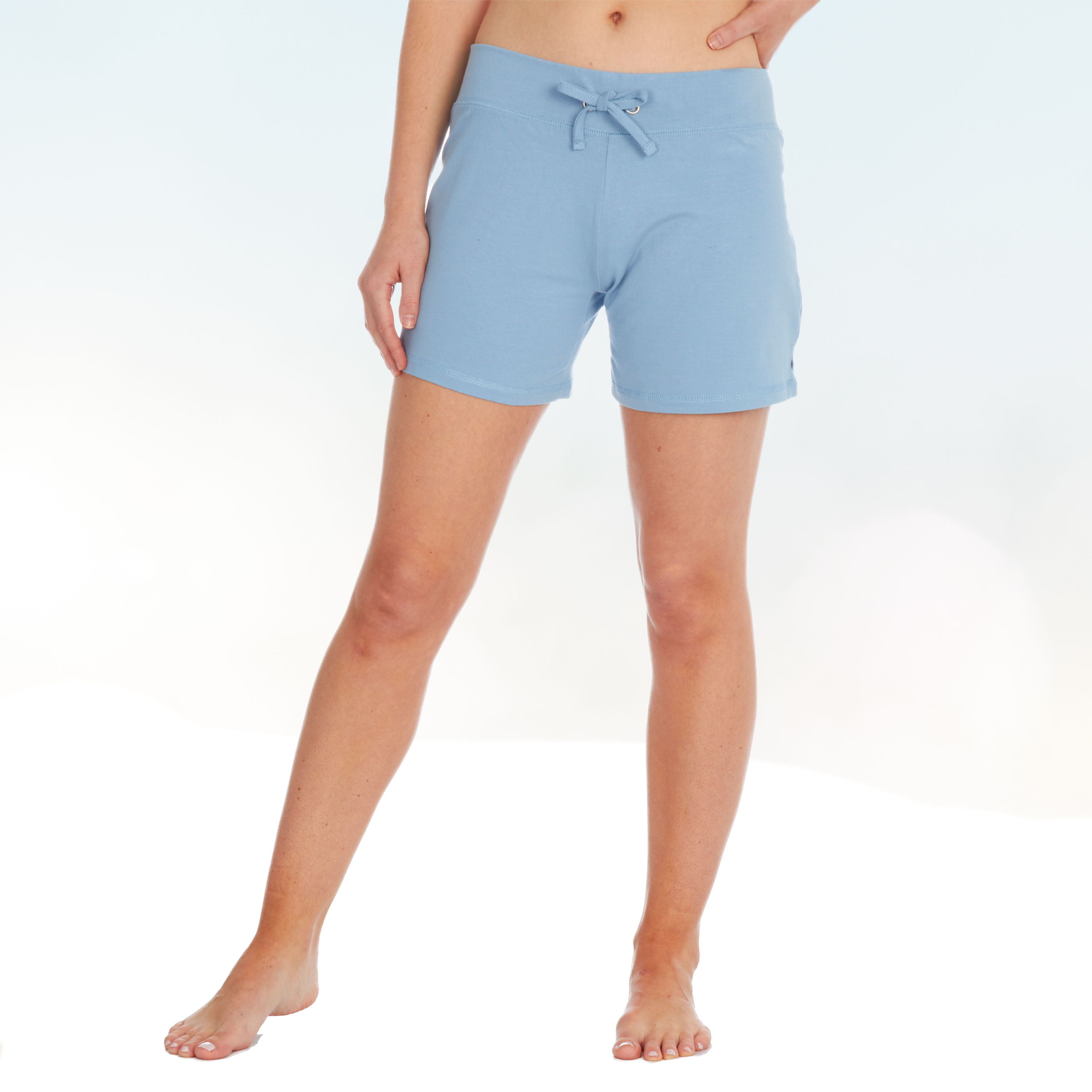 Womens Jersey Shorts Cotton Elasticated Loungewear Summer Sports S M L XL XXL UK - Picture 10 of 80