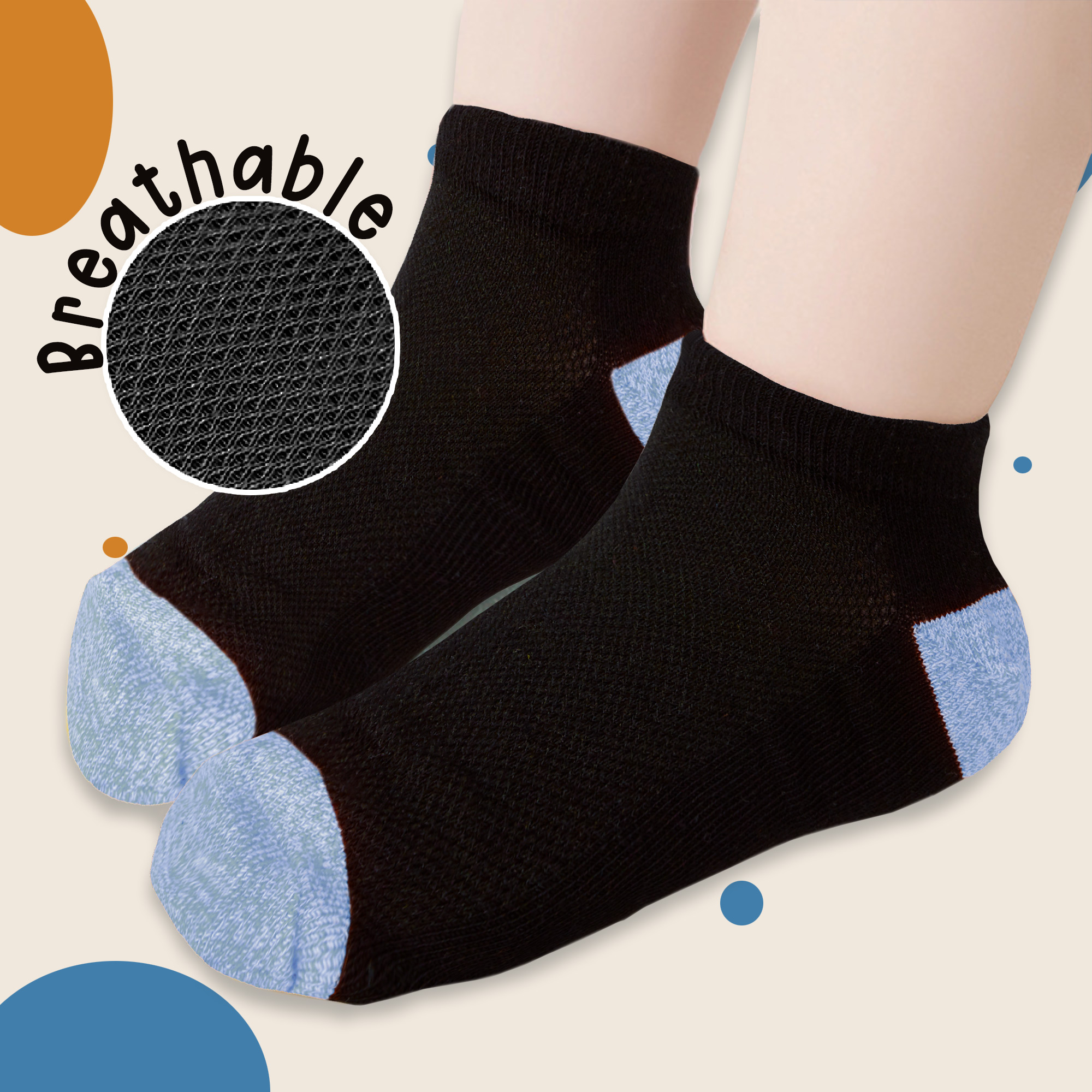 5 10 Pairs Kids Girls Trainer Liner Socks Mesh Cotton Rich 9-12 12.5-3.5 4-5.5 - Picture 5 of 17