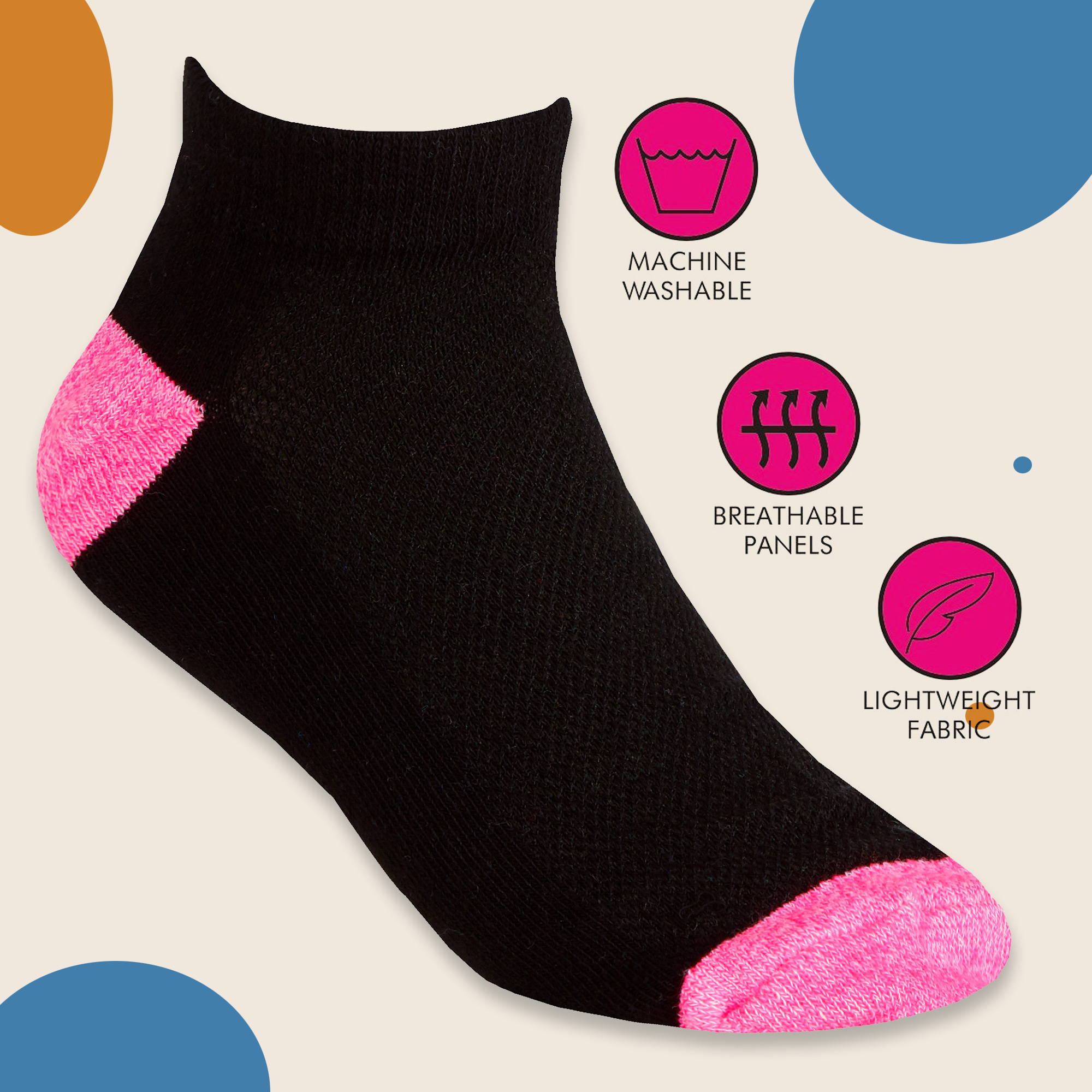 5 10 Pairs Kids Girls Trainer Liner Socks Mesh Cotton Rich 9-12 12.5-3.5 4-5.5 - Picture 15 of 17