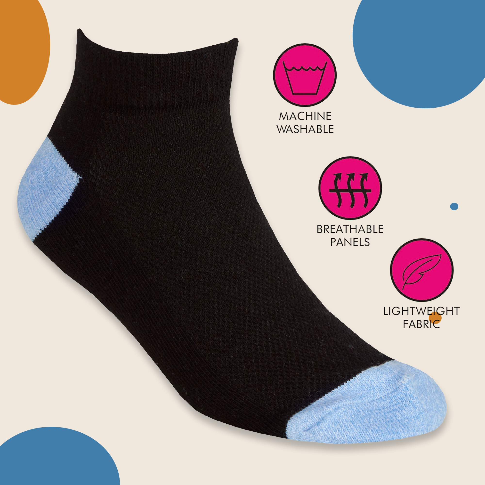 5 10 Pairs Kids Girls Trainer Liner Socks Mesh Cotton Rich 9-12 12.5-3.5 4-5.5 - Picture 4 of 17
