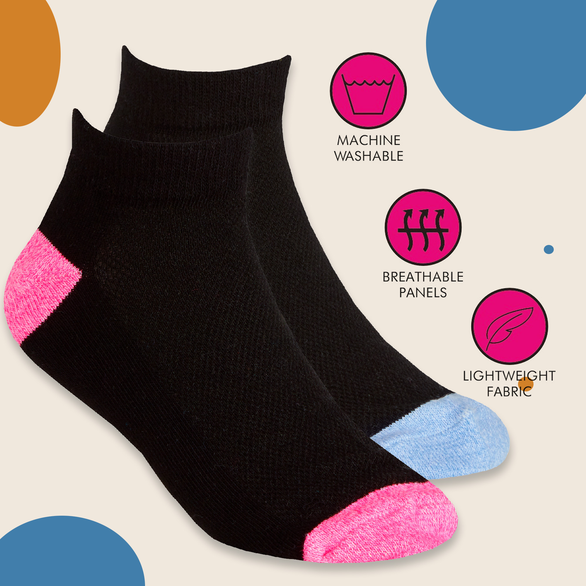 5 10 Pairs Kids Girls Trainer Liner Socks Mesh Cotton Rich 9-12 12.5-3.5 4-5.5 - Picture 9 of 17