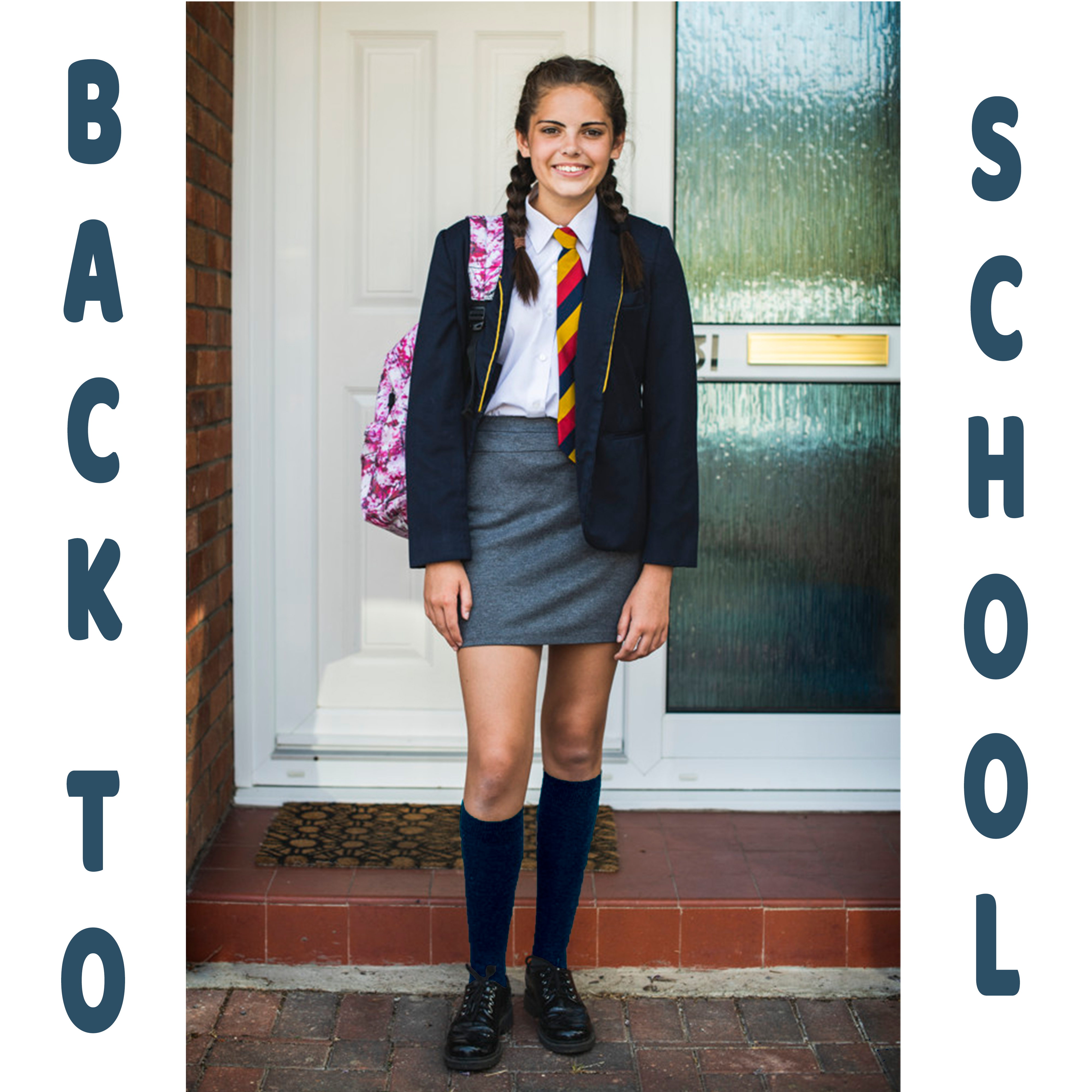 3 Pairs of Girls Plain Knee High School Uniform Socks in 8 Colours UK Sizes 