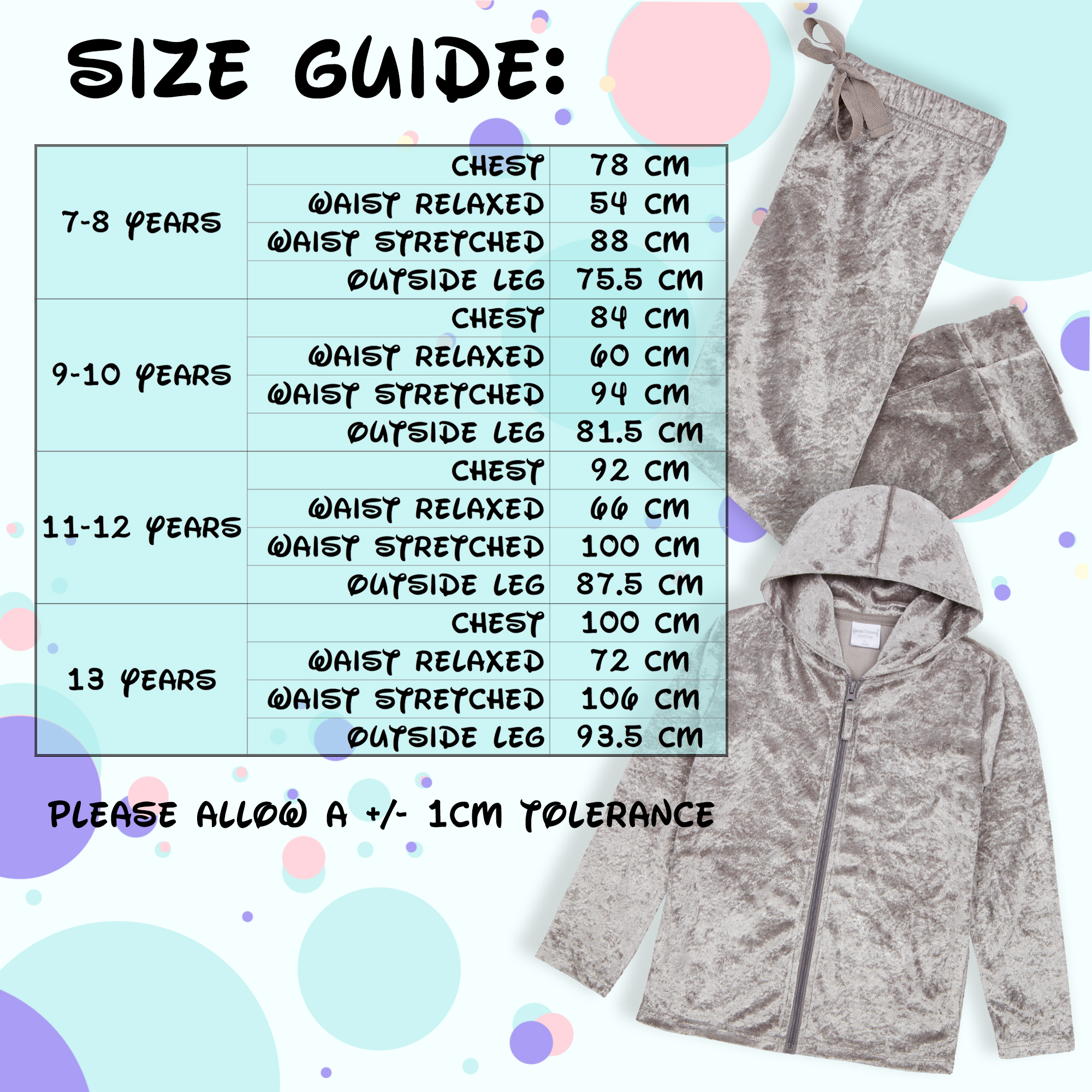 Girls Crushed Velvet Lounge Set With Hood Sweatshirt Hoodie Joggers Tracksuit UK - Picture 16 of 21