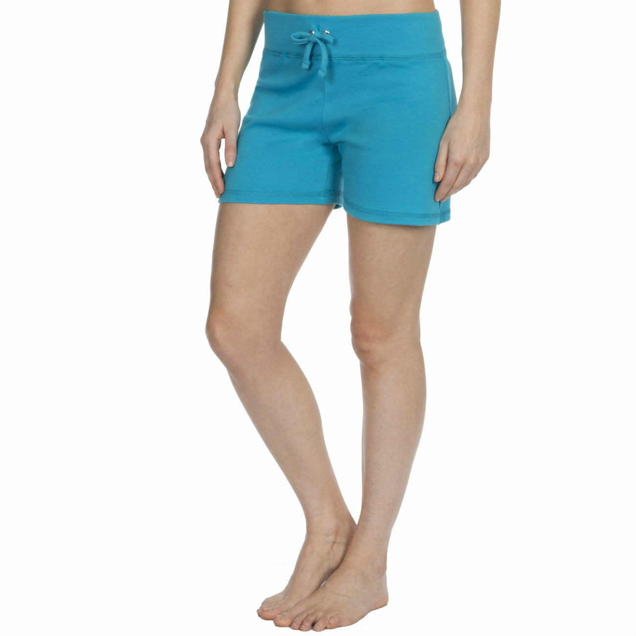 Womens Cotton Jersey Shorts Elastic Waist Summer Beach Casual Yoga Hot