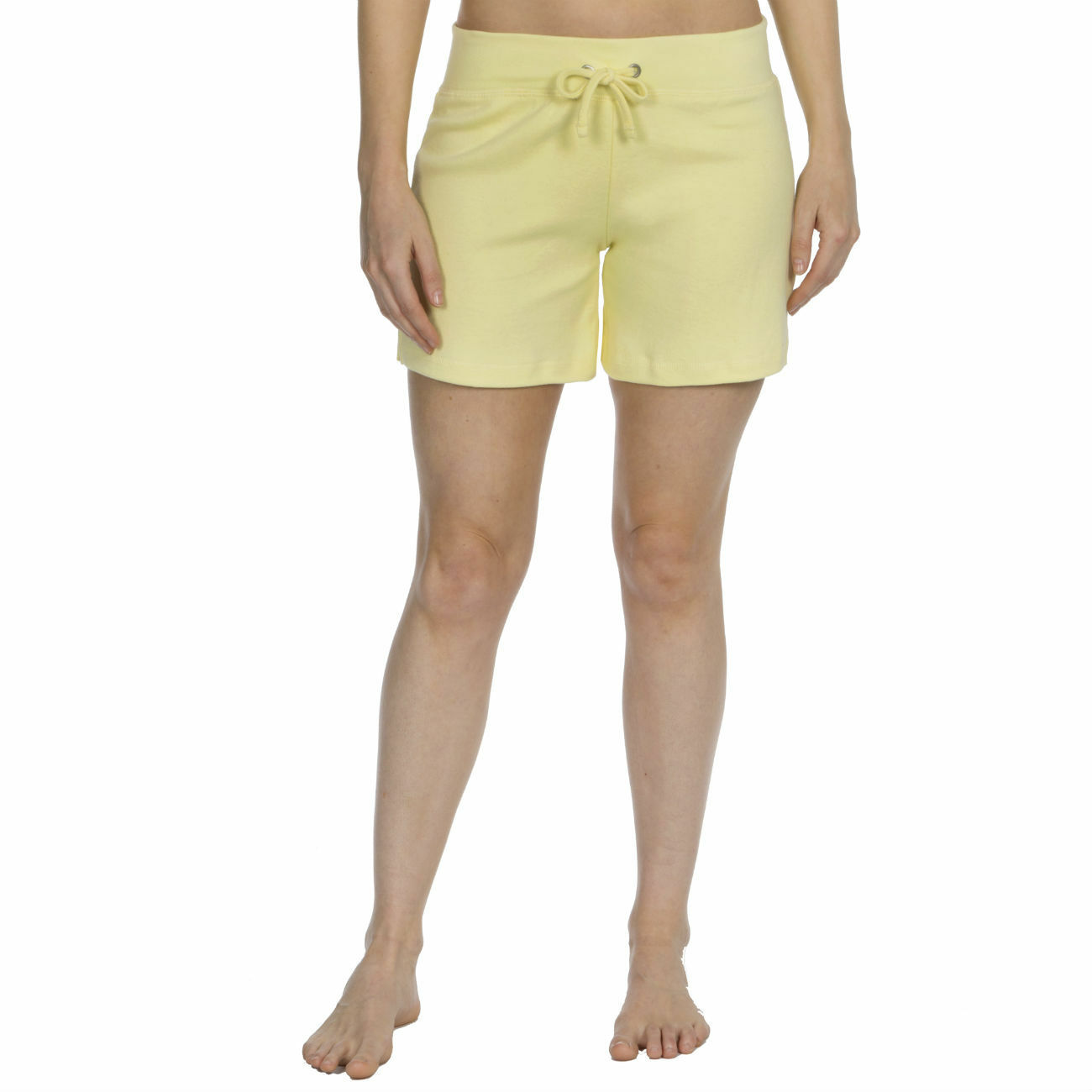 Womens Cotton Jersey Shorts Elastic Waist Summer Beach Casual Yoga Hot