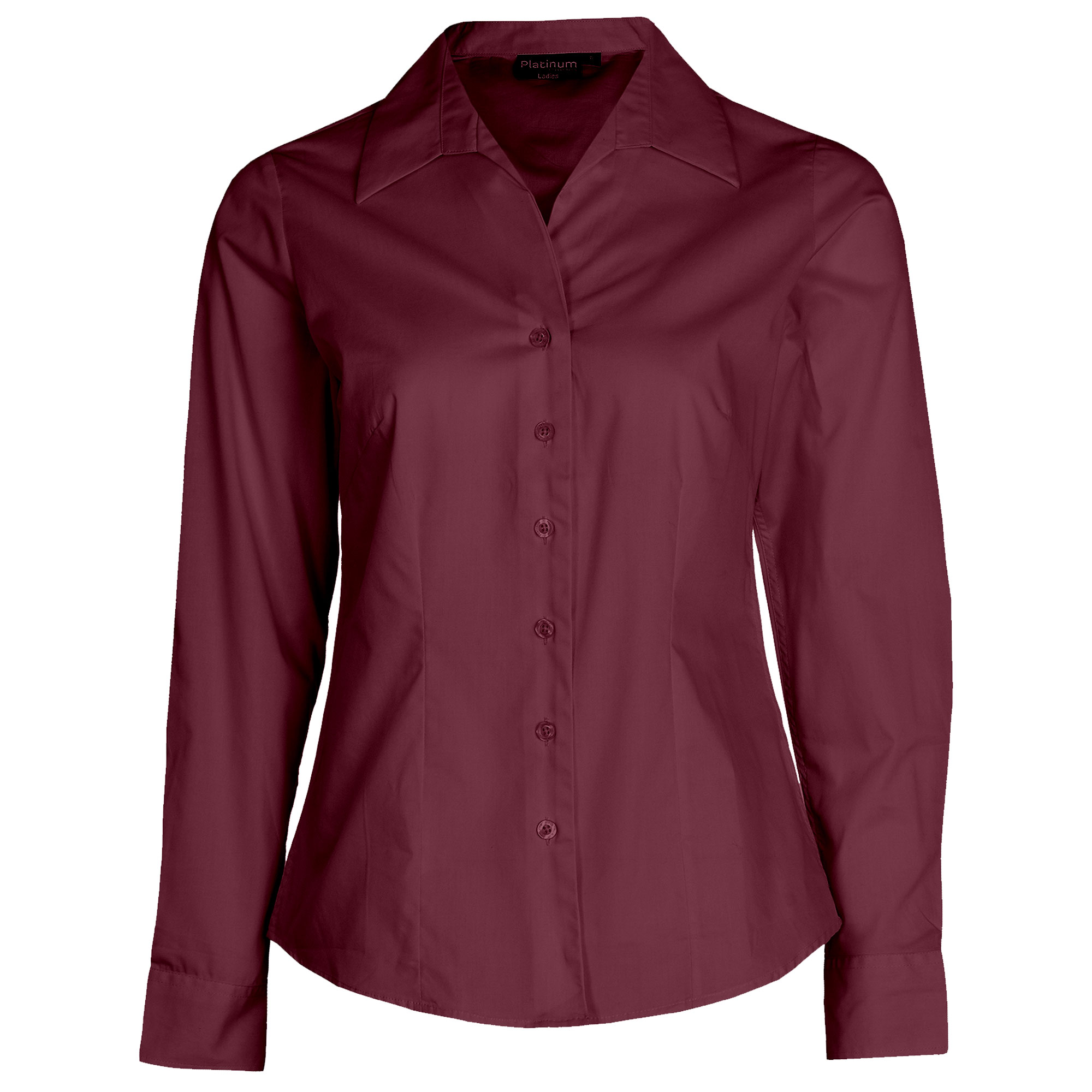 Women Office Lady Career Formal Long Sleeve Revit Studded Collar Button Up  Blouse Shirt Top, Wish