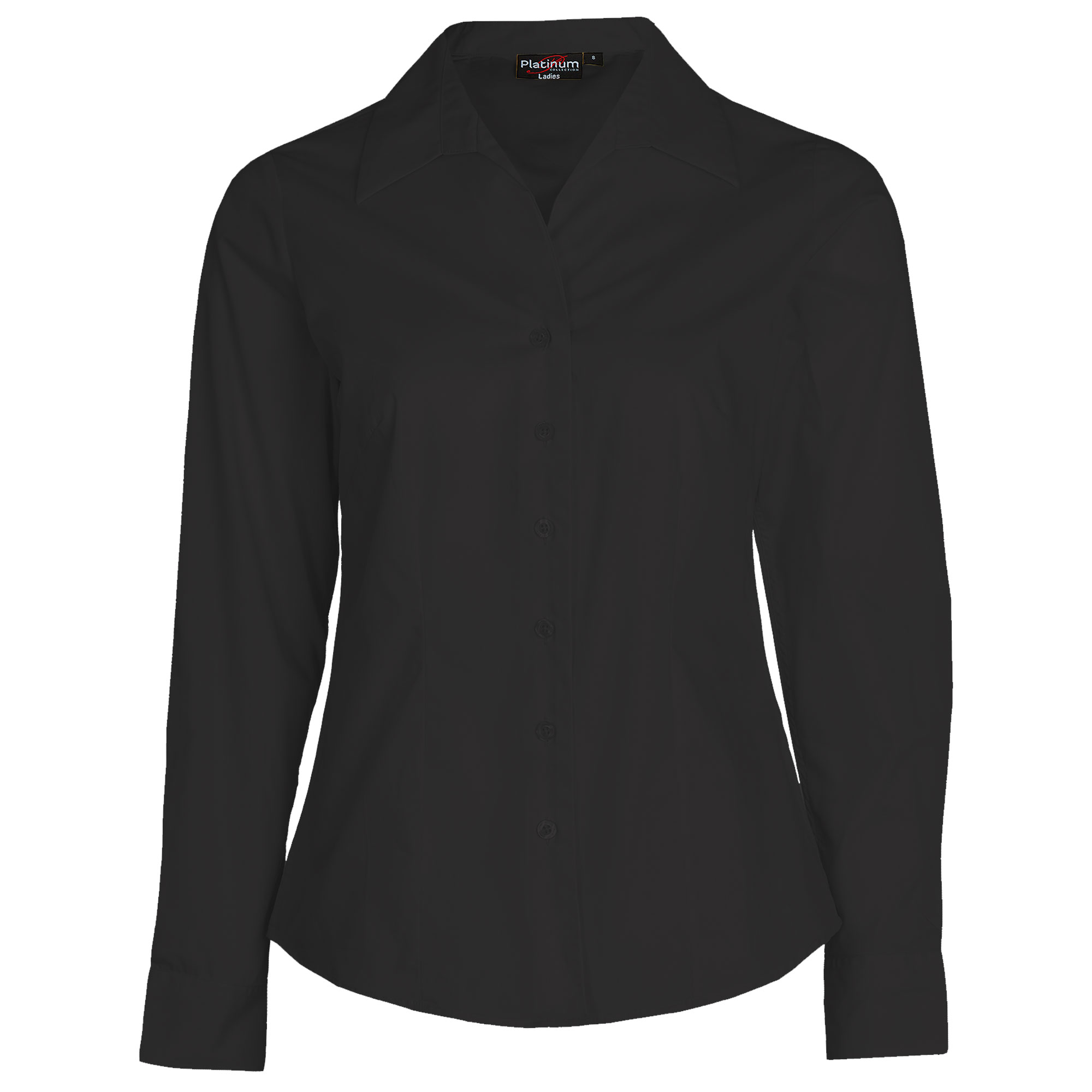 Louis Vuitton® JEWel Collar Long-sleeved Cotton Shirt Grey. Size