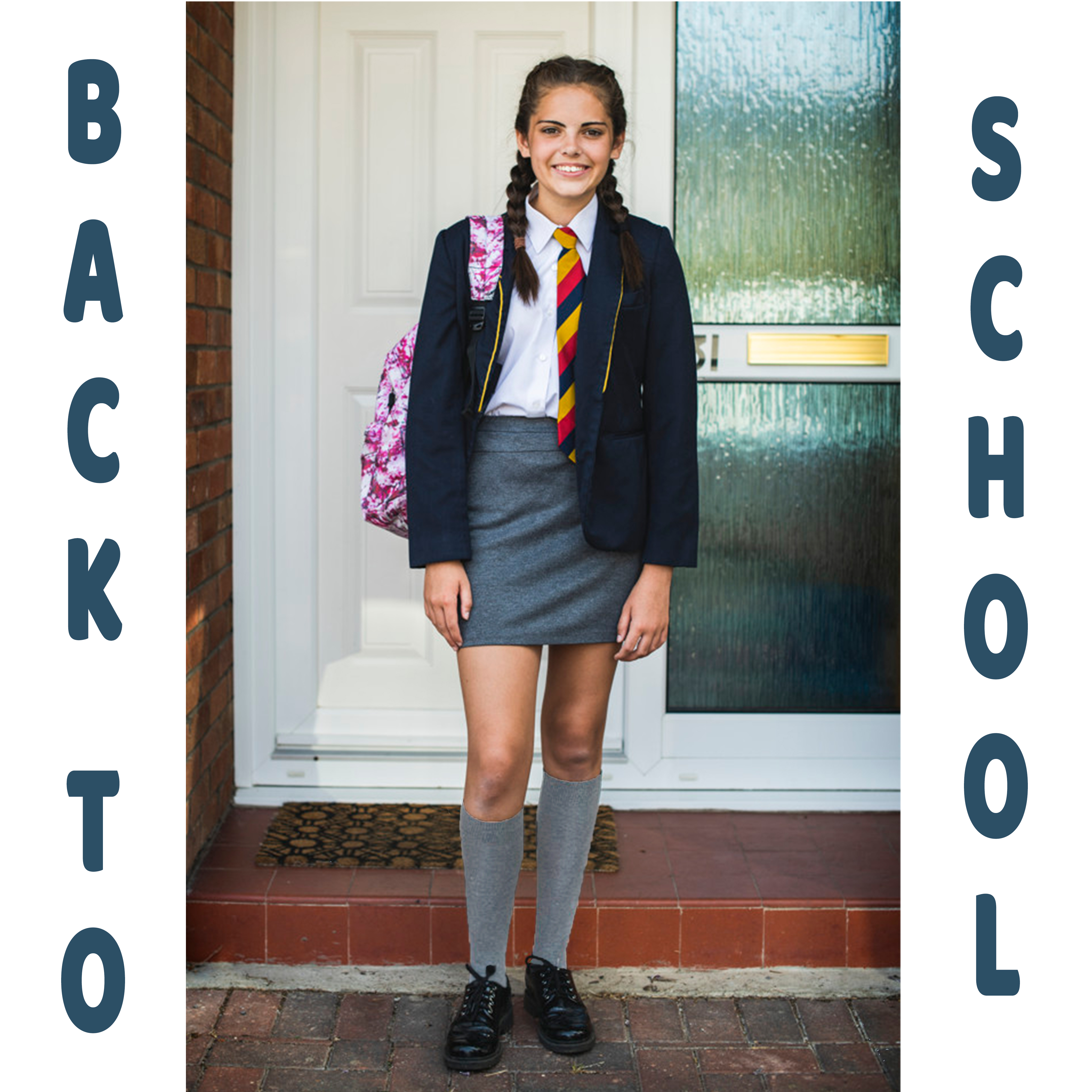 Gimbles® New Girls 3 Pack Knee-High Plain Cotton Back 2 School Uniform Socks All Sizes 