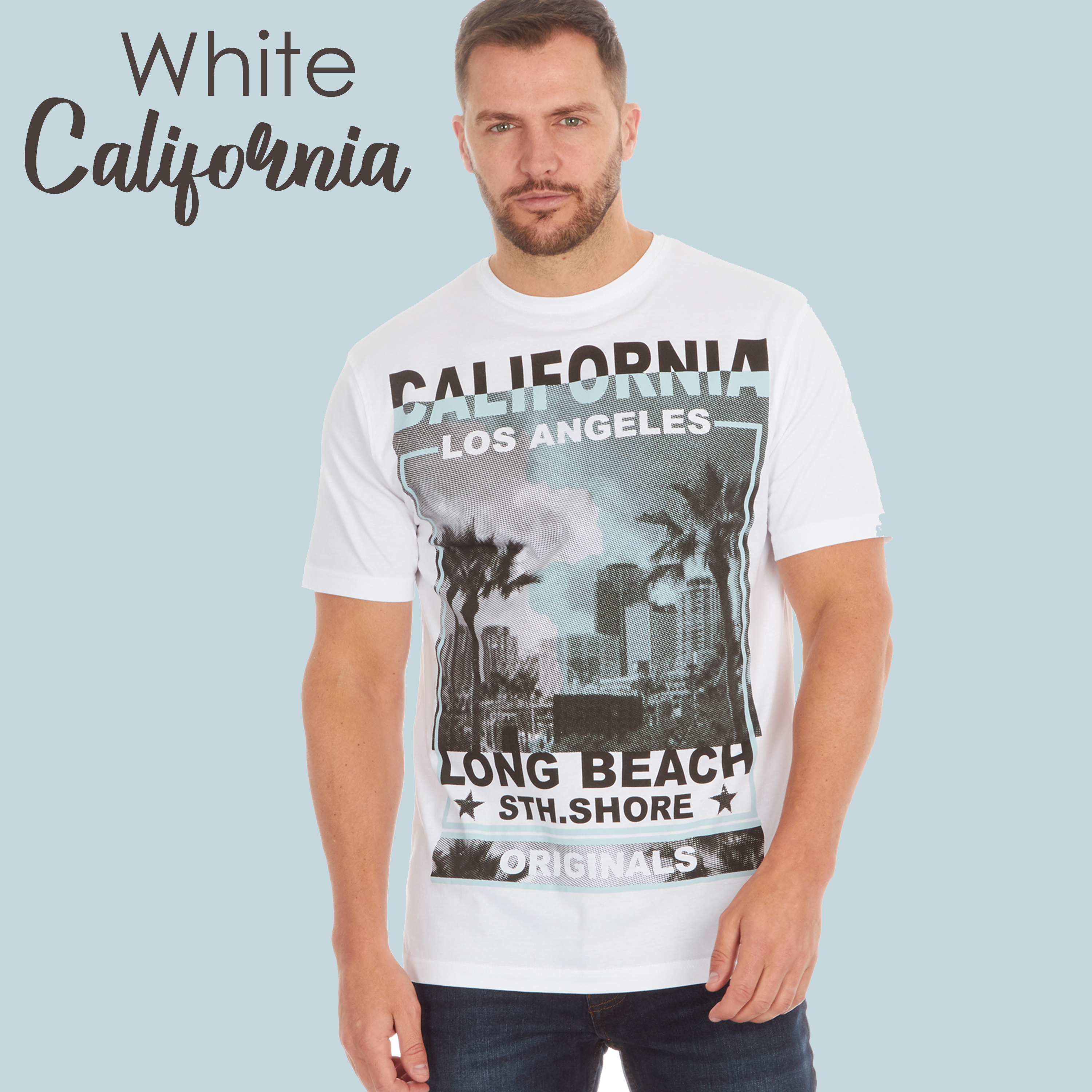 Mens Printed Designer T-Shirts Pure Cotton Novelty America Vintage Tops New UK - Picture 26 of 34