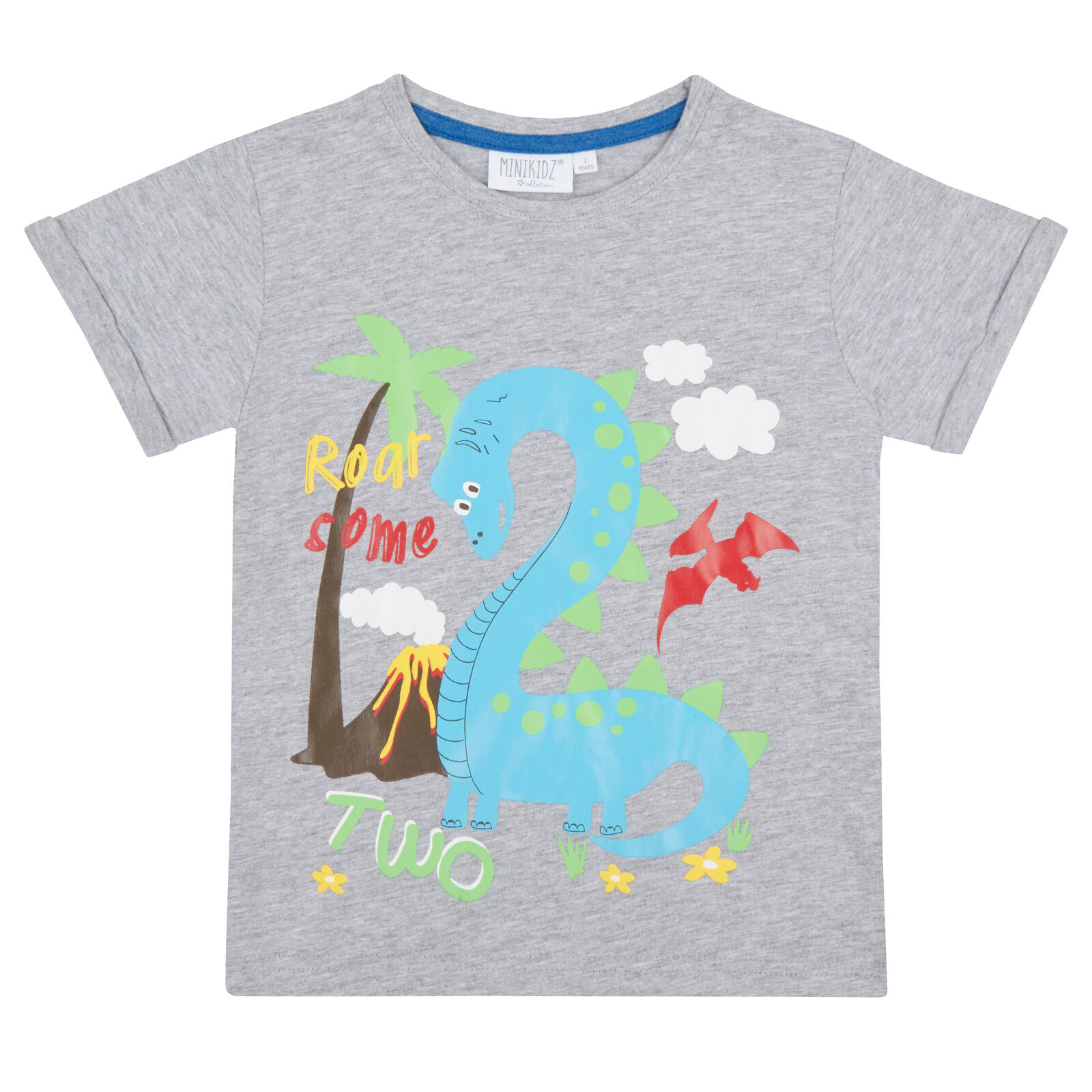 Minikidz Childrens/Boys/Girls Birthday/I Am/Age Number T-Shirt/Long Sleeve Top 1 2 3 4 5 6 Year