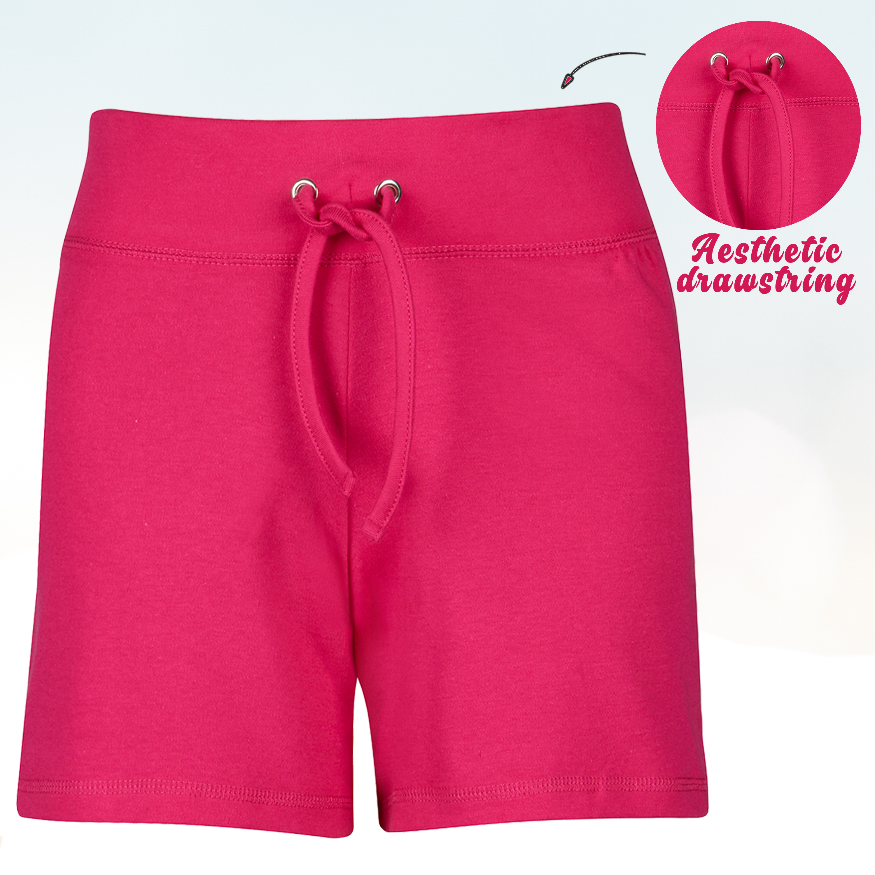 Womens Jersey Shorts Cotton Elasticated Loungewear Summer Sports S M L XL XXL UK - Picture 24 of 80
