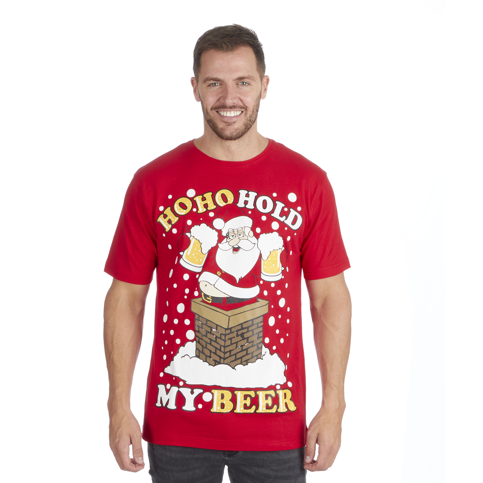 Señores t-shirt Merry Christmas hasta 5xl