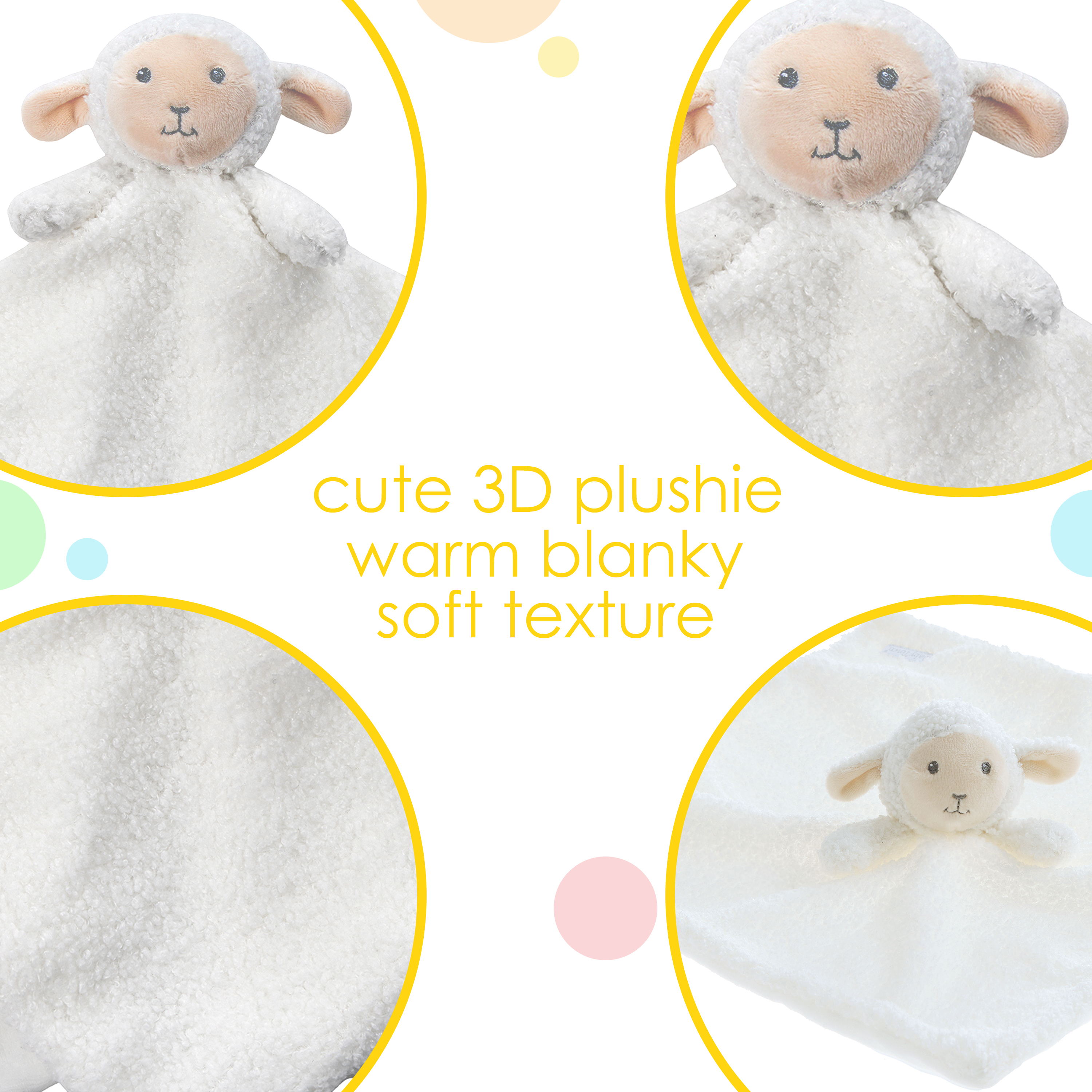 Personalised Baby Unisex Animal Comforter Named Newborn Keepsake Soft Plush Toy - Picture 15 of 21