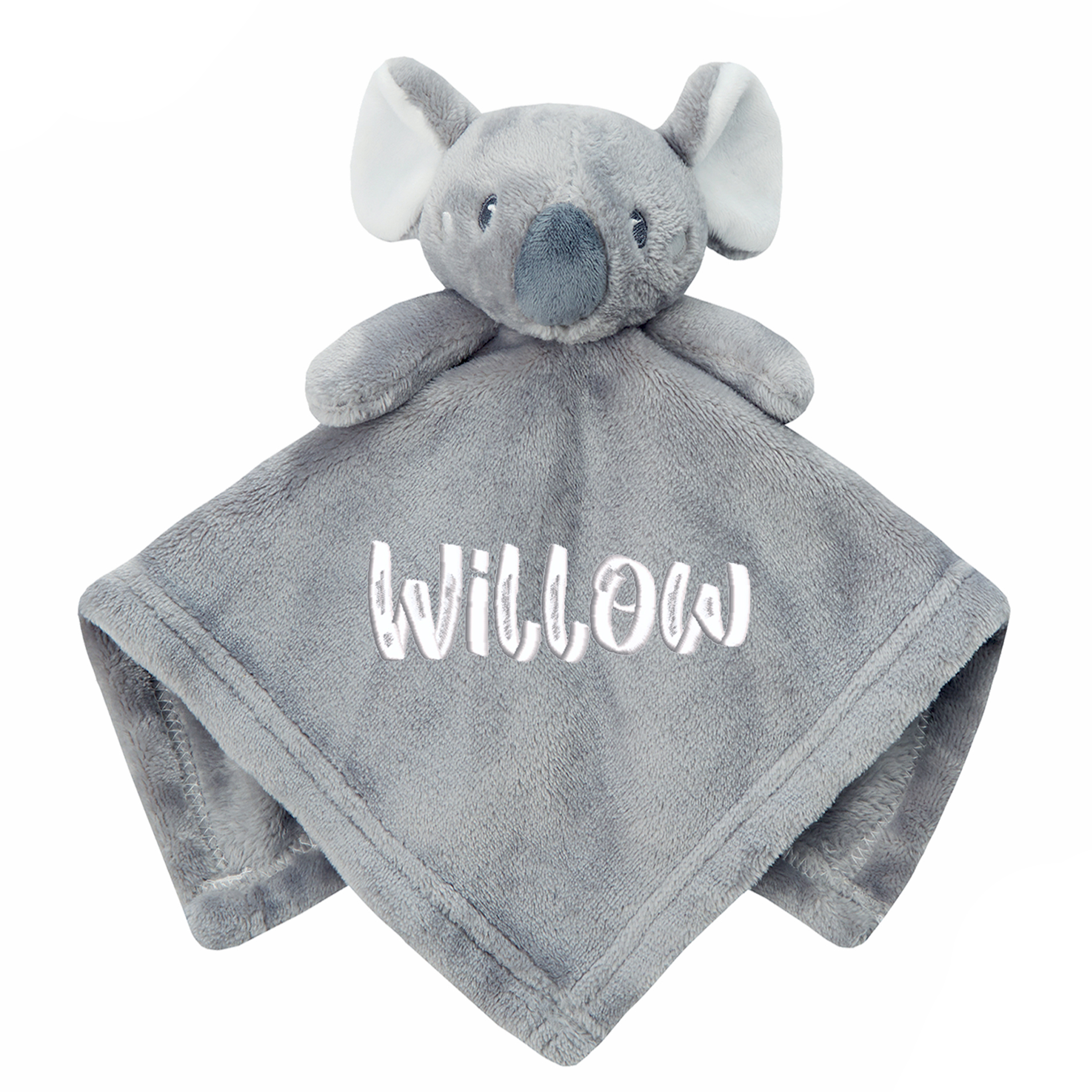 Personalised Baby Unisex Animal Comforter Named Newborn Keepsake Soft Plush Toy - Picture 17 of 21