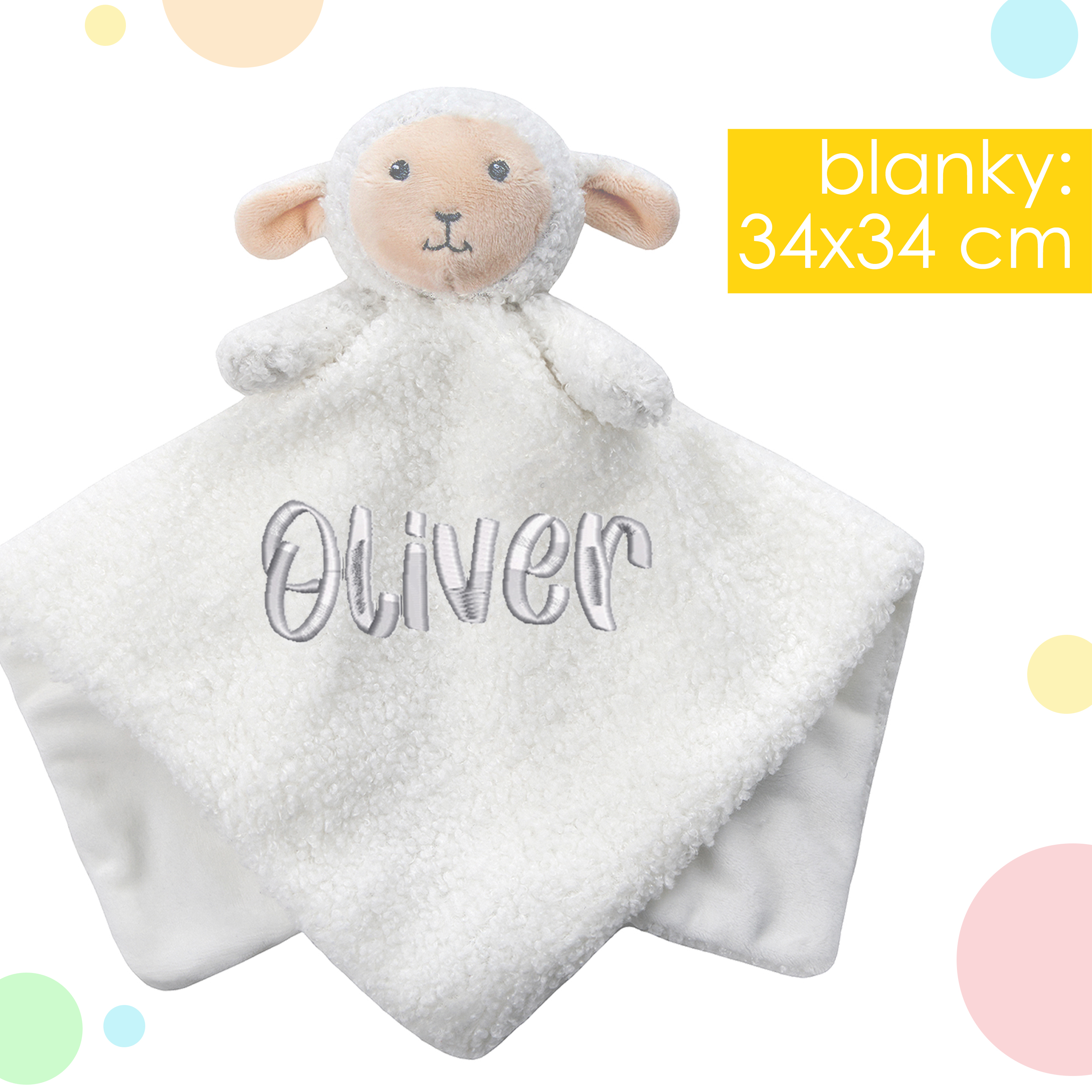 Personalised Baby Unisex Animal Comforter Named Newborn Keepsake Soft Plush Toy - Picture 16 of 21