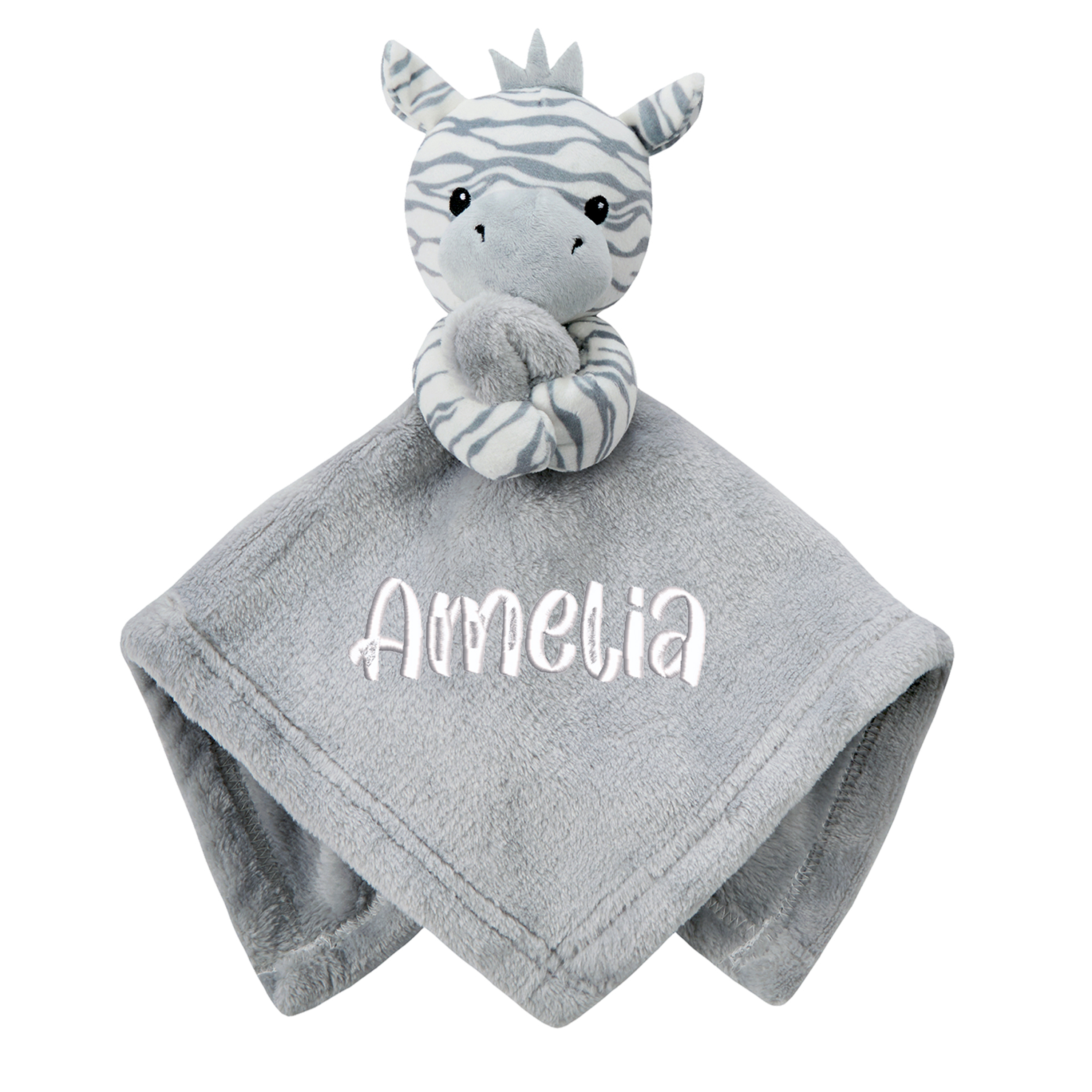 Personalised Baby Unisex Animal Comforter Named Newborn Keepsake Soft Plush Toy - Picture 7 of 21