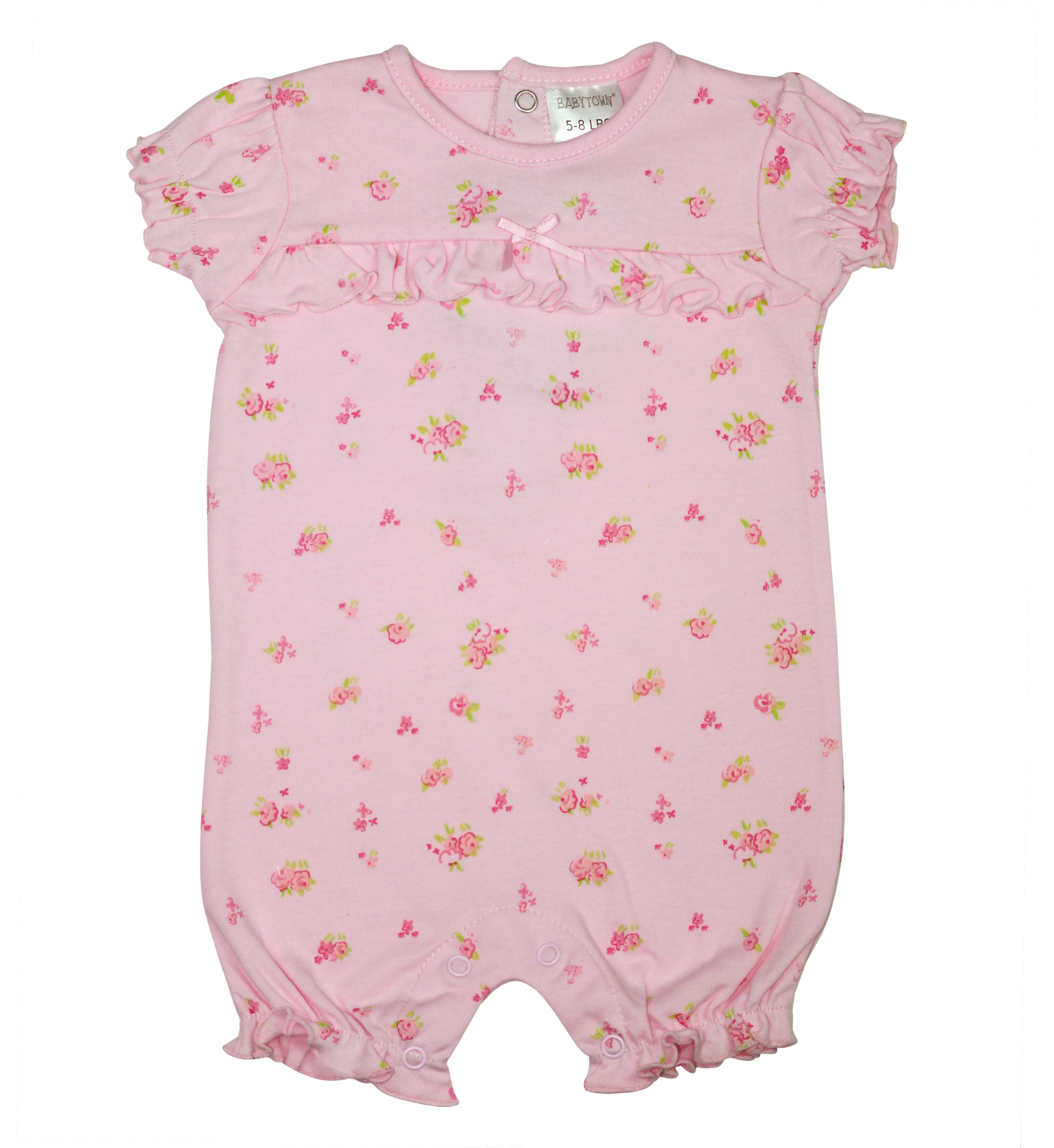 Premature Newborn Baby Girls Floral Mouse Romper Pink Summer 3-6 Months Sale UK