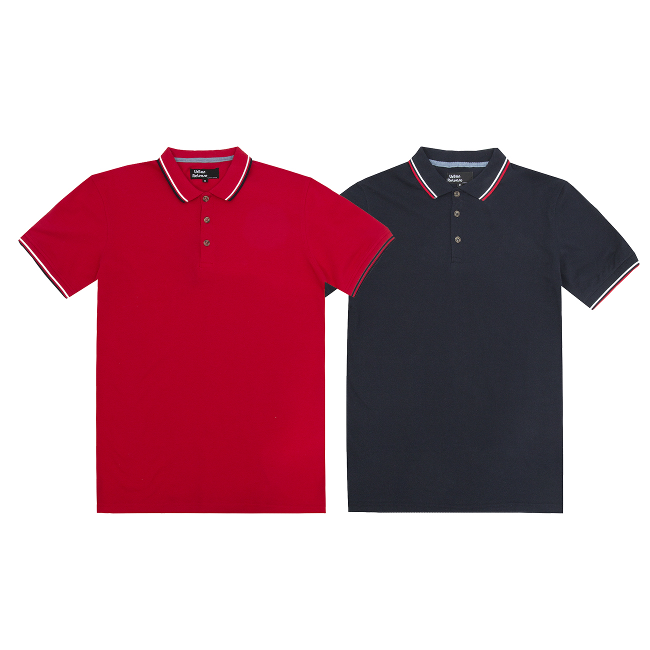 Camisa polo clásica de piqué para hombre con puntas deportes de golf manga corta básica algodón - Imagen 10 de 11