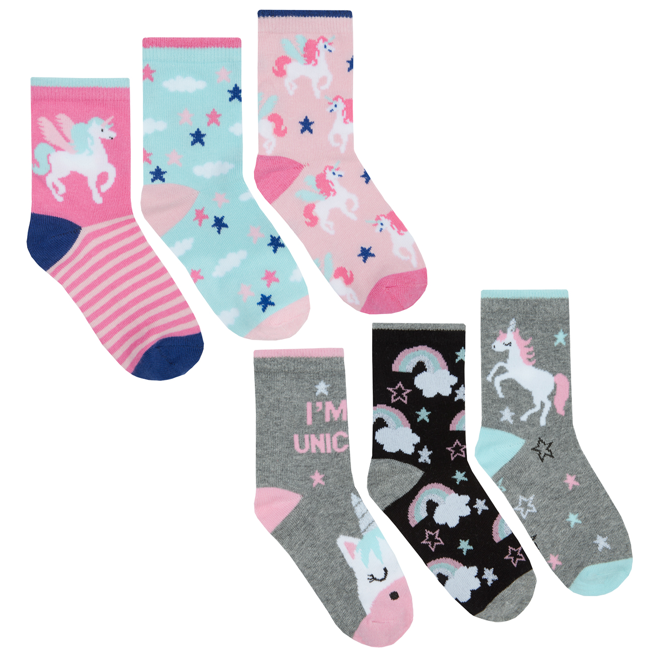 Cottonique chaussettes motif animal riches en coton pour femmes 4-8