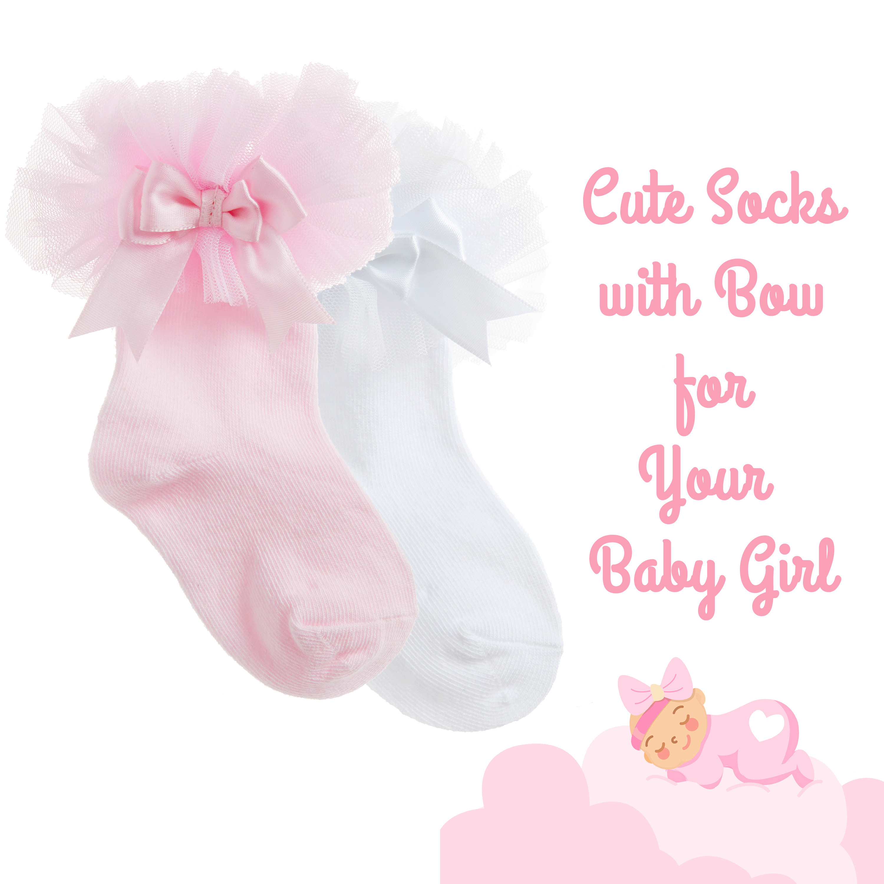 Newborns Toddlers Baby Girls 3 6 Pairs Ruffle Frilly Lace Ankle Socks Christening Size 0-5.5