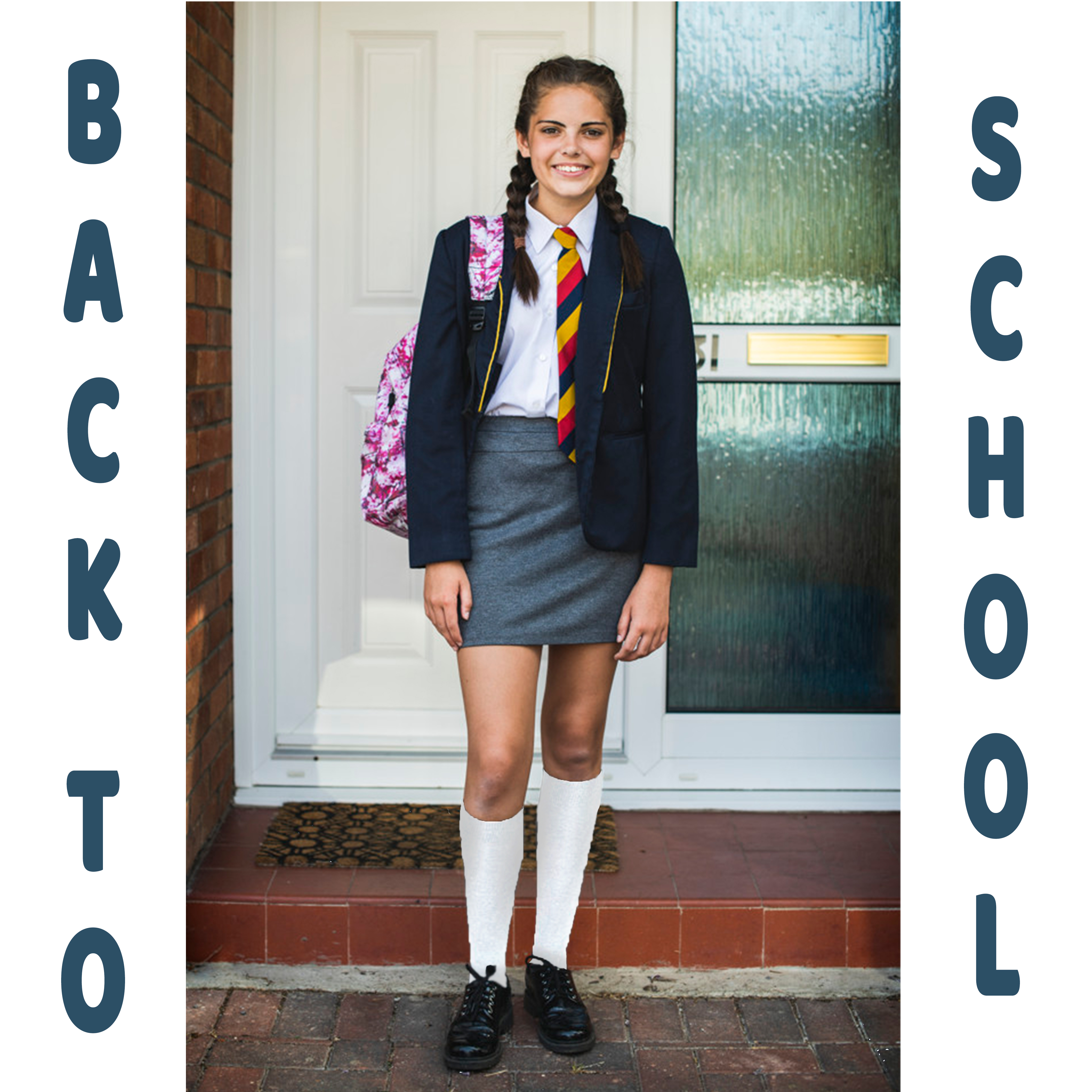 12 Pairs Of Girls Cotton Rich Knee High Everyday School Uniform Socks With Elastane In Black Grey Navy 