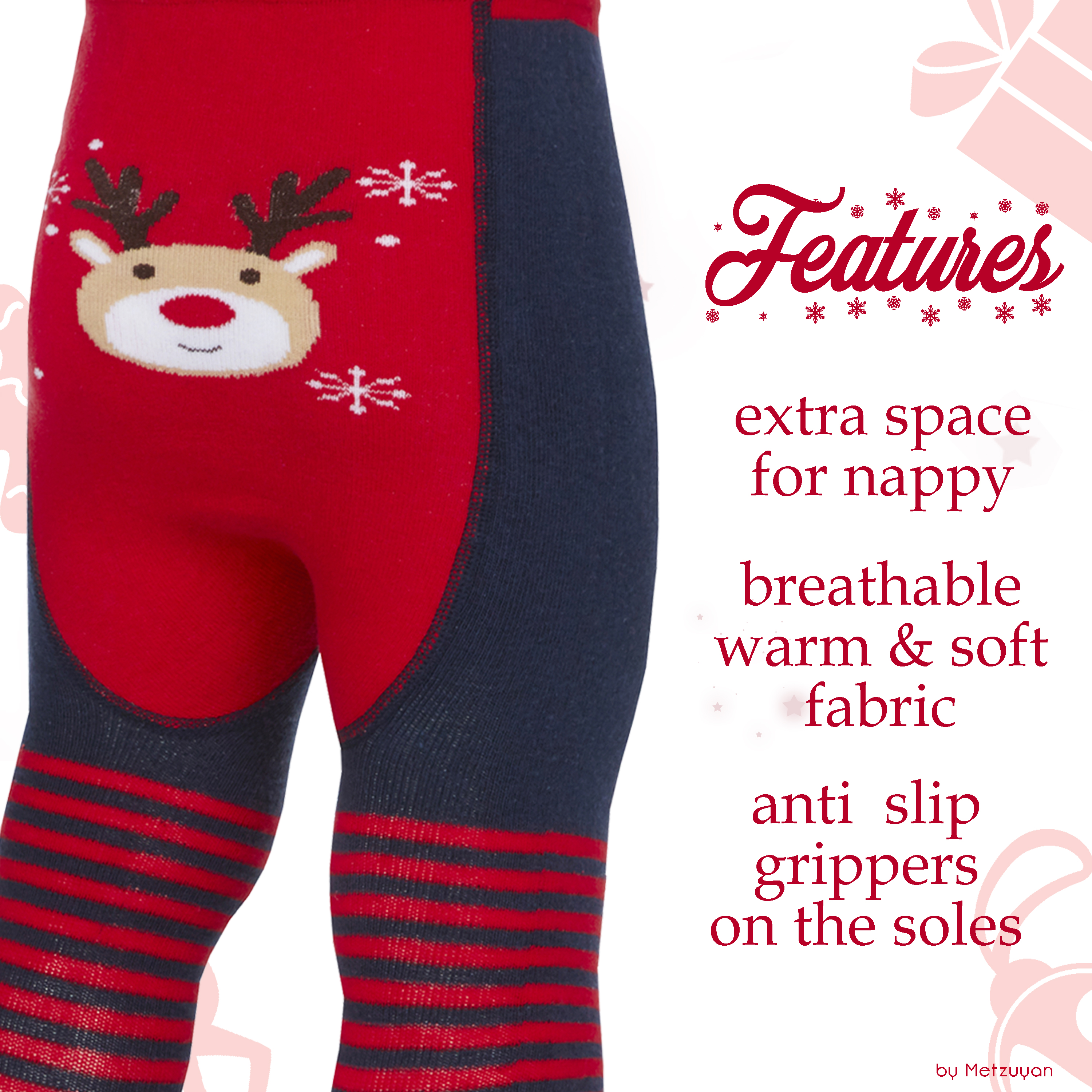 Baby tights clearance with grips