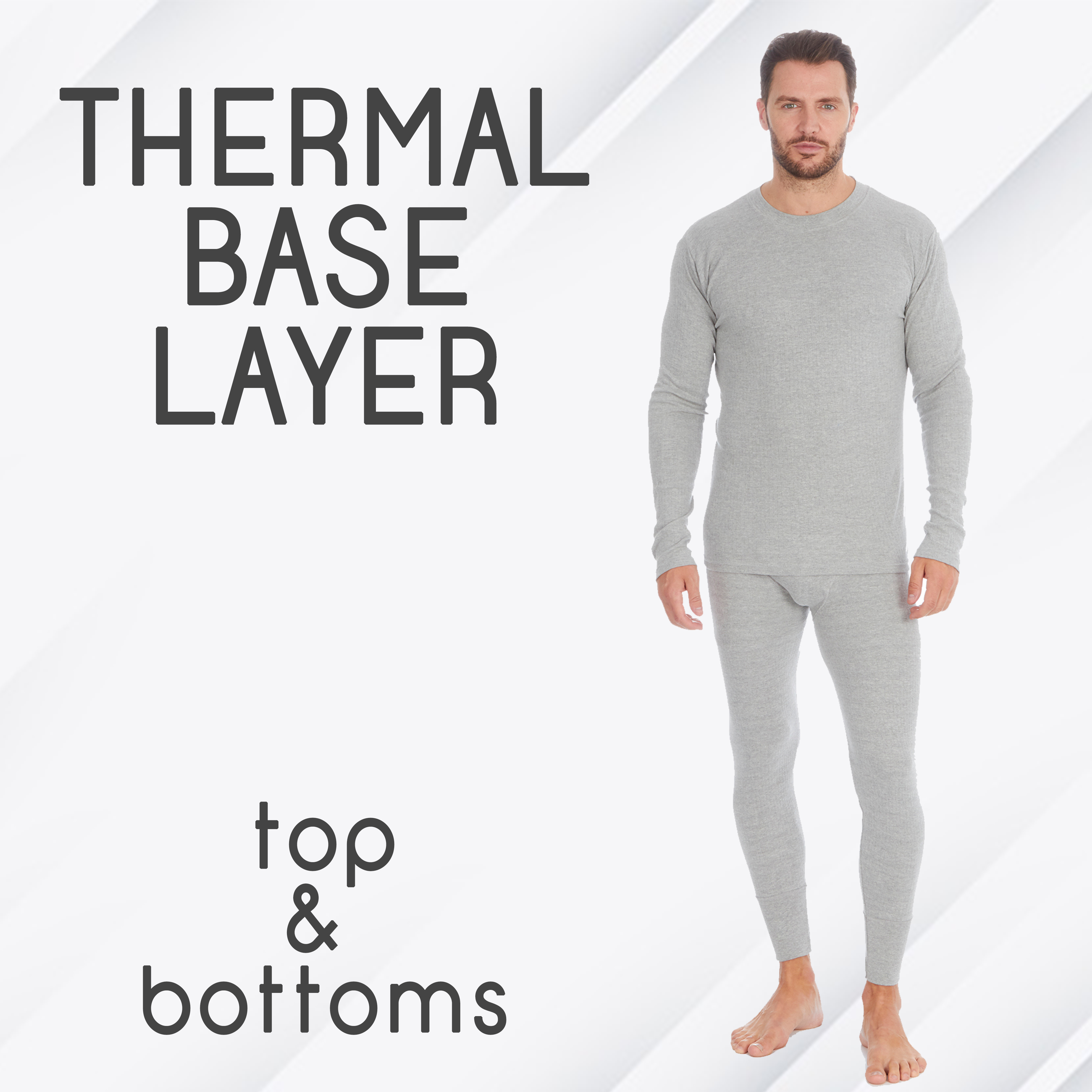 mens thermal long john tops