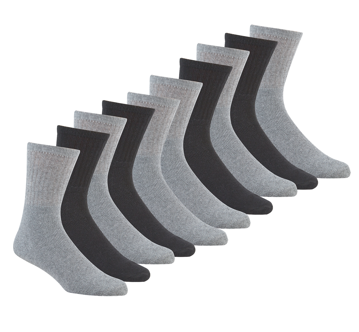 High Quality 6 Pair Unisex Cotton Rich Sport Socks Shoe Size 6-11
