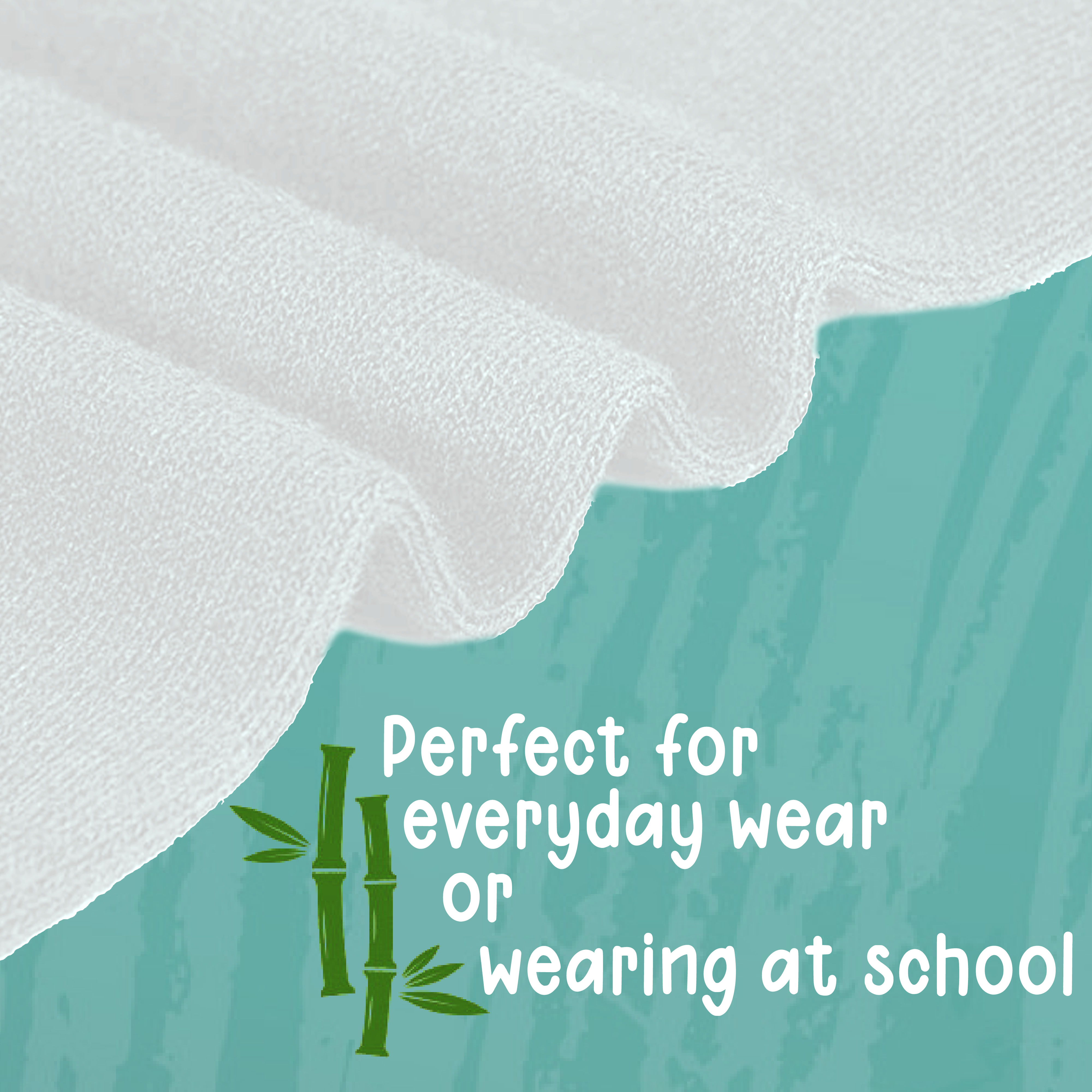 6 Pairs Kids Girls Boys Unisex Natural Bamboo Crew Everyday Back To School Socks - Picture 17 of 18