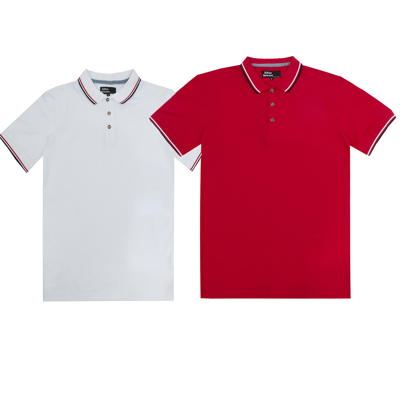 Camisa polo clásica de piqué para hombre con puntas deportes de golf manga corta básica algodón - Imagen 11 de 11