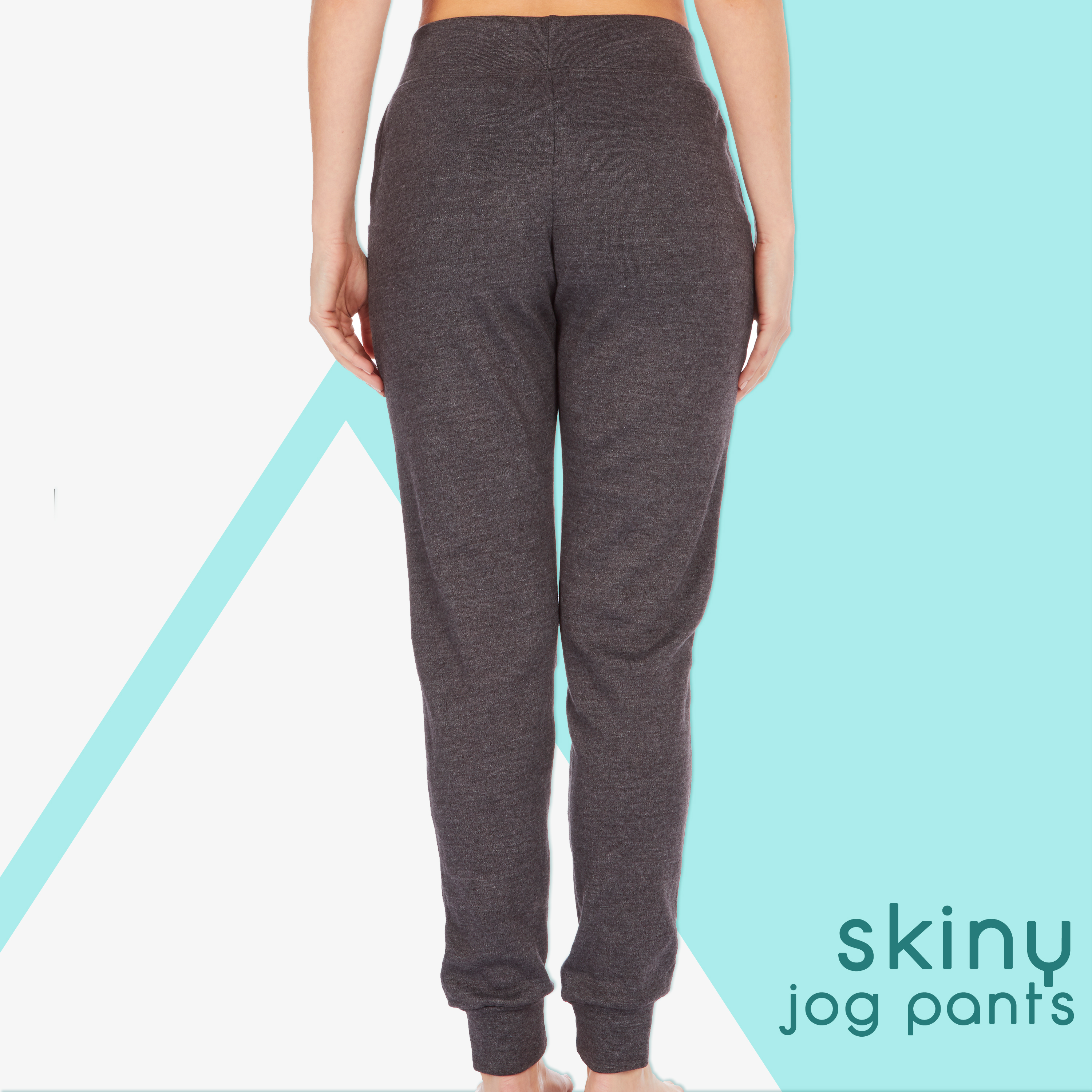 12 Wholesale Ladies Single Jersey Cotton Jogger Pants With Pockets In  Charcoal Gray Size Large - at 