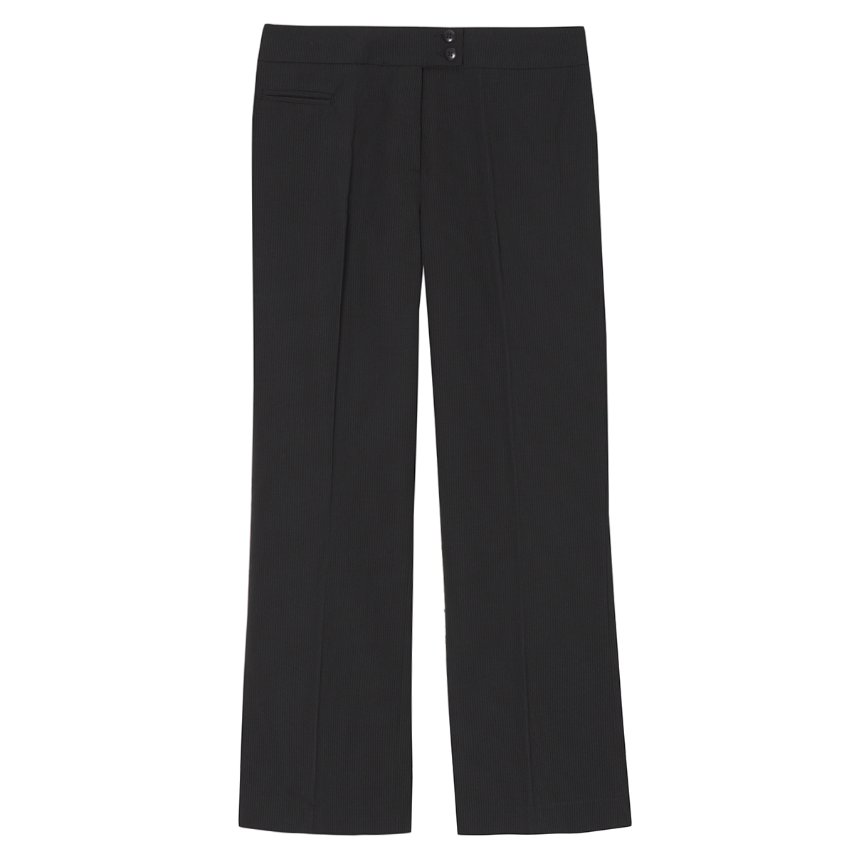 MAWCLOS Women Straight Leg Bottoms Plain School Denim Pants Zipper Loose  Holiday Trousers Jeans Black S - Walmart.com