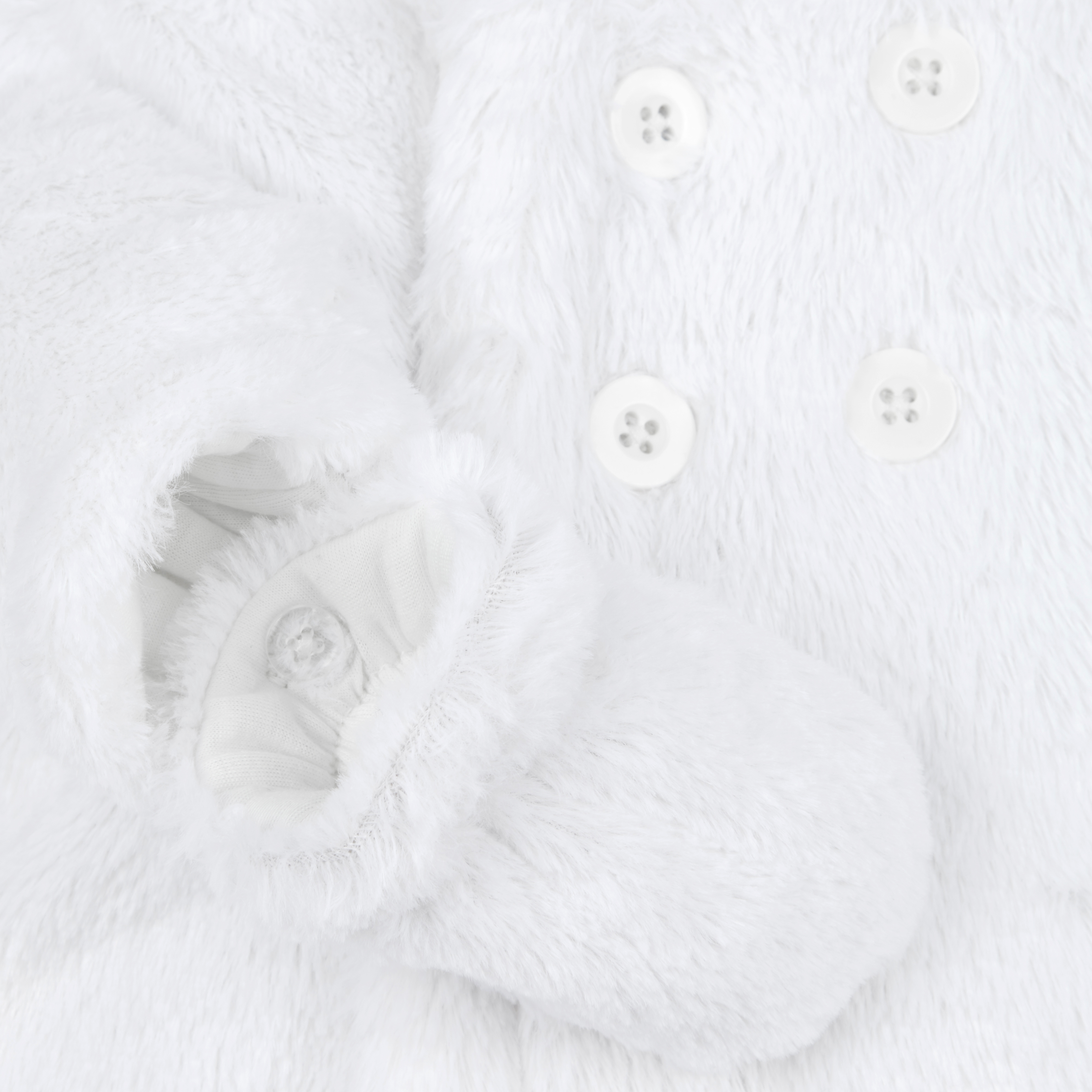 fluffy baby suit