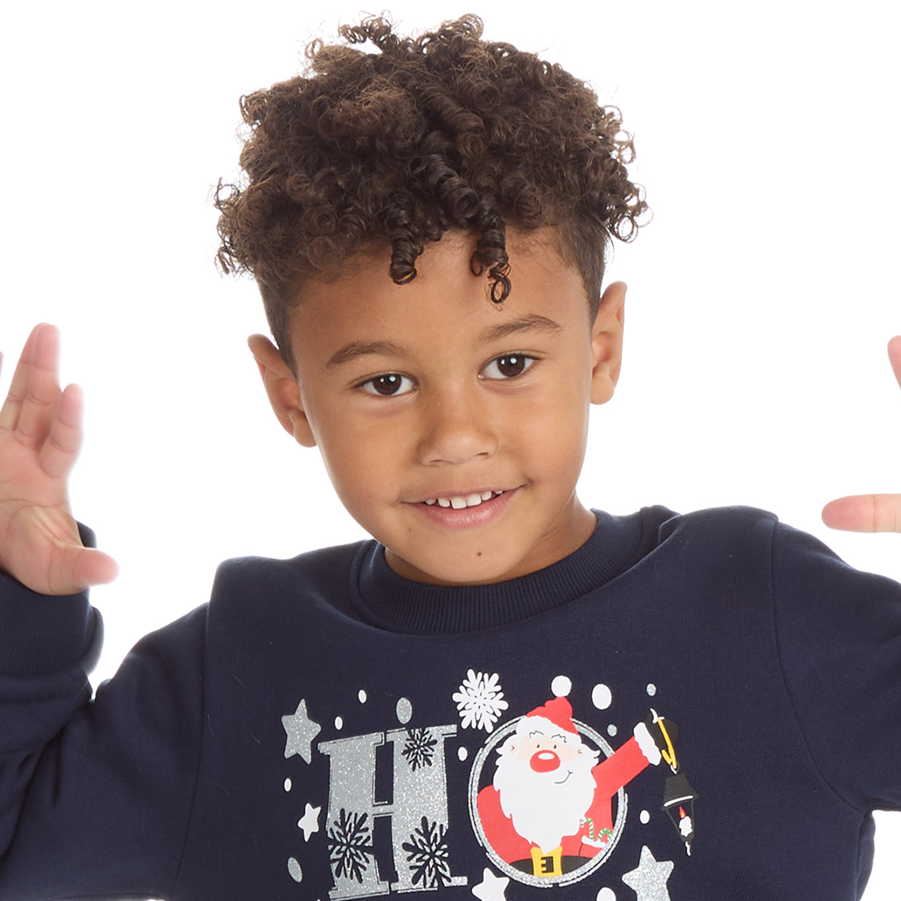 Kids Infant Girls Boys Christmas Sweatshirt Pullover Xmas Jumper 100% Cotton UK - Picture 3 of 15