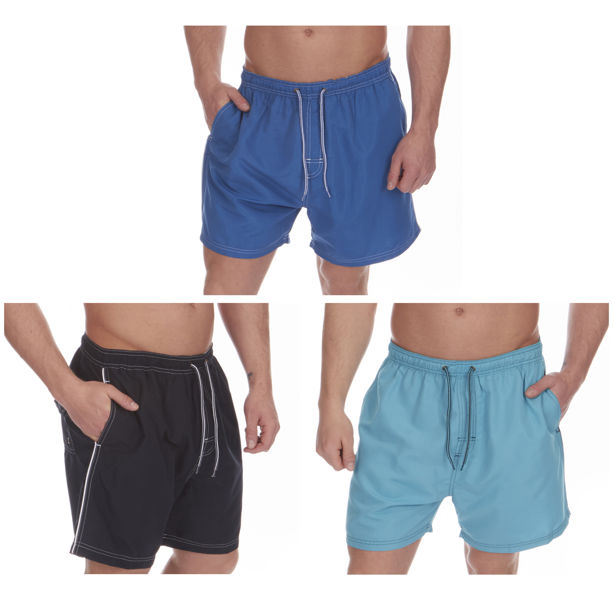 Mens Swimming Board Shorts Swim Trunks Swimwear Beach Holiday Side Pockets New - Picture 13 of 14