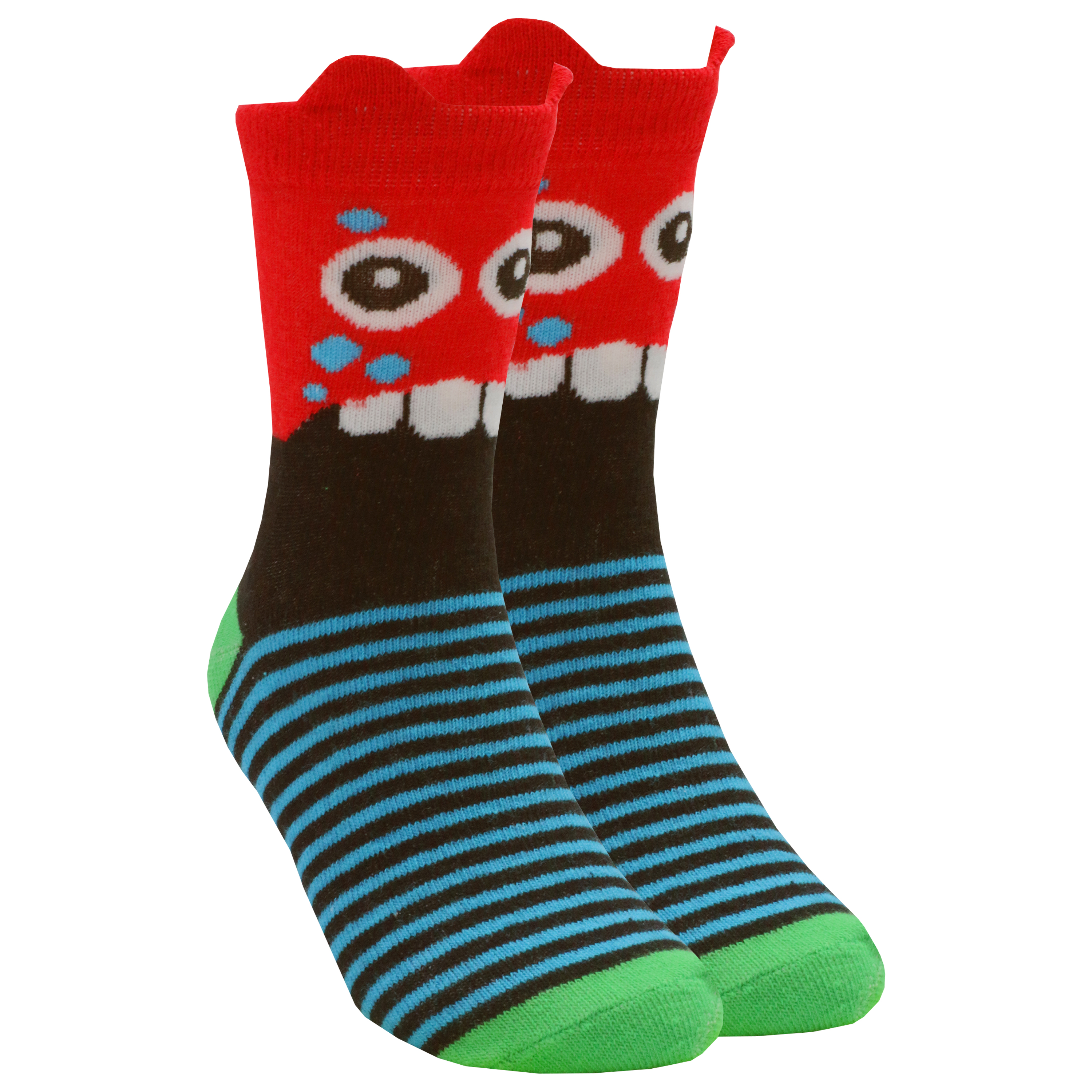 Niños Monstruos Lindos Coloridos Divertidos Extraños Geniales Calcetines Novedad Algodón Orejas Ricas 6-3.5 - Imagen 18 de 56