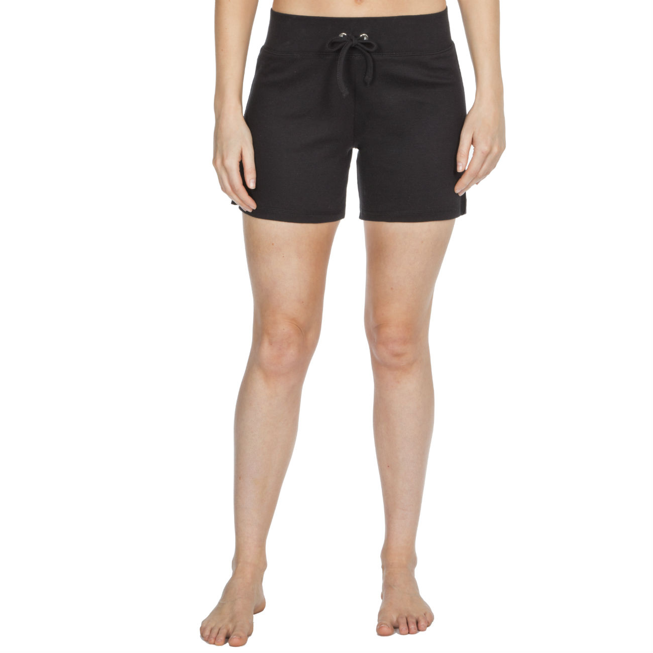 Womens Cotton Jersey Shorts Elastic Waist Summer Beach Casual Yoga Hot ...