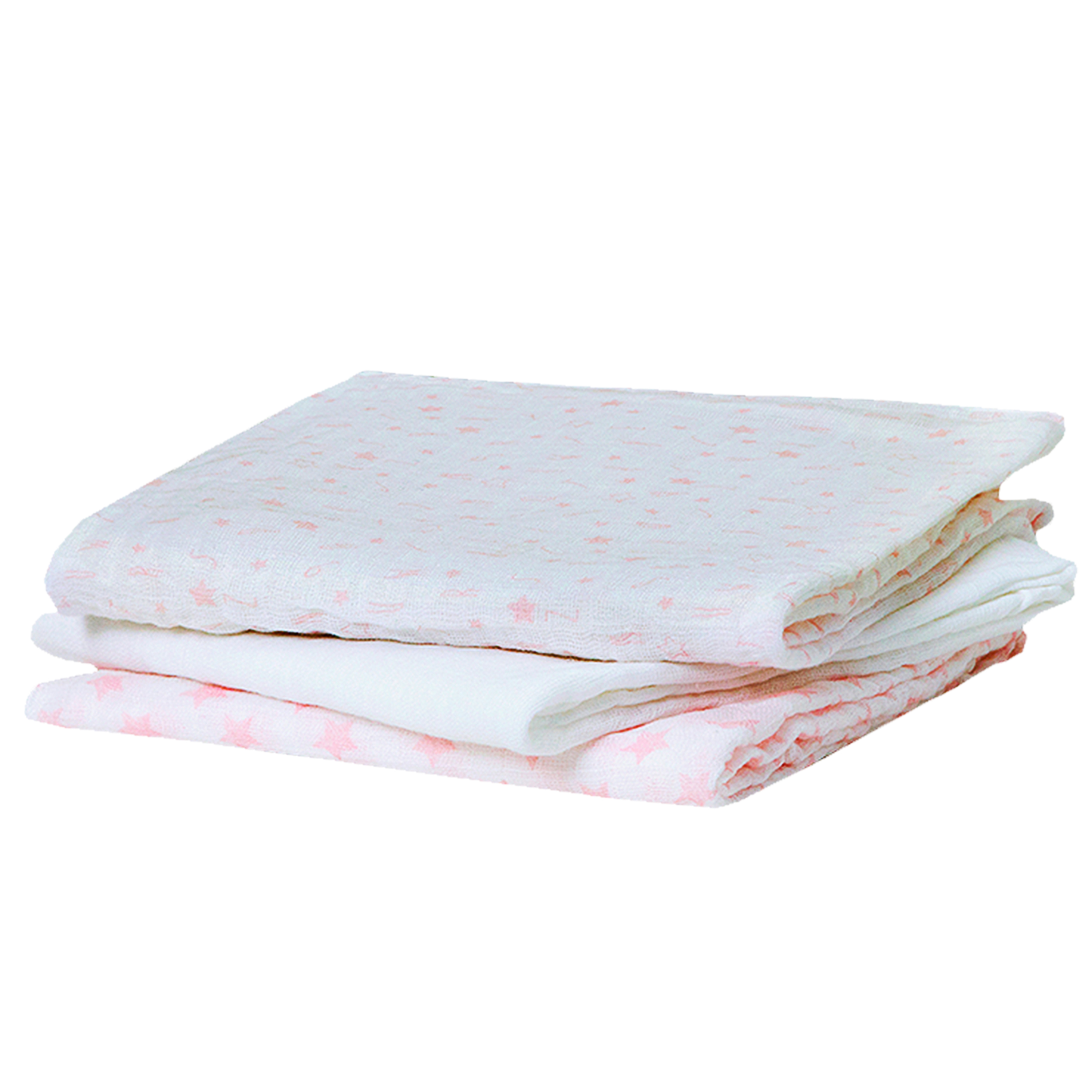 Set of 3 cotton cloth square cloth Baby Girl