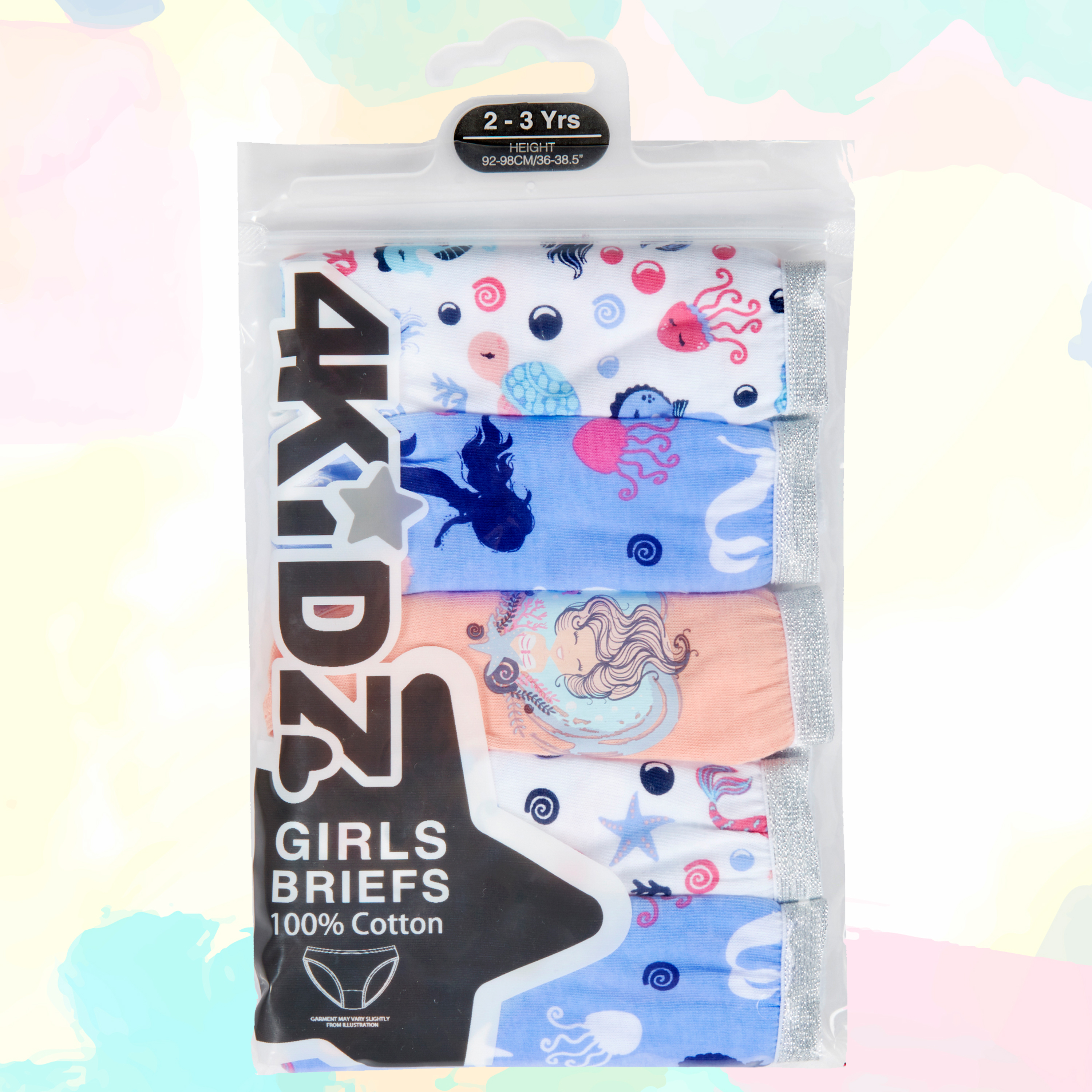 Paquete de 5 pares de brifas knickers multicompra pantalones ricos en algodón ropa interior - Imagen 15 de 34