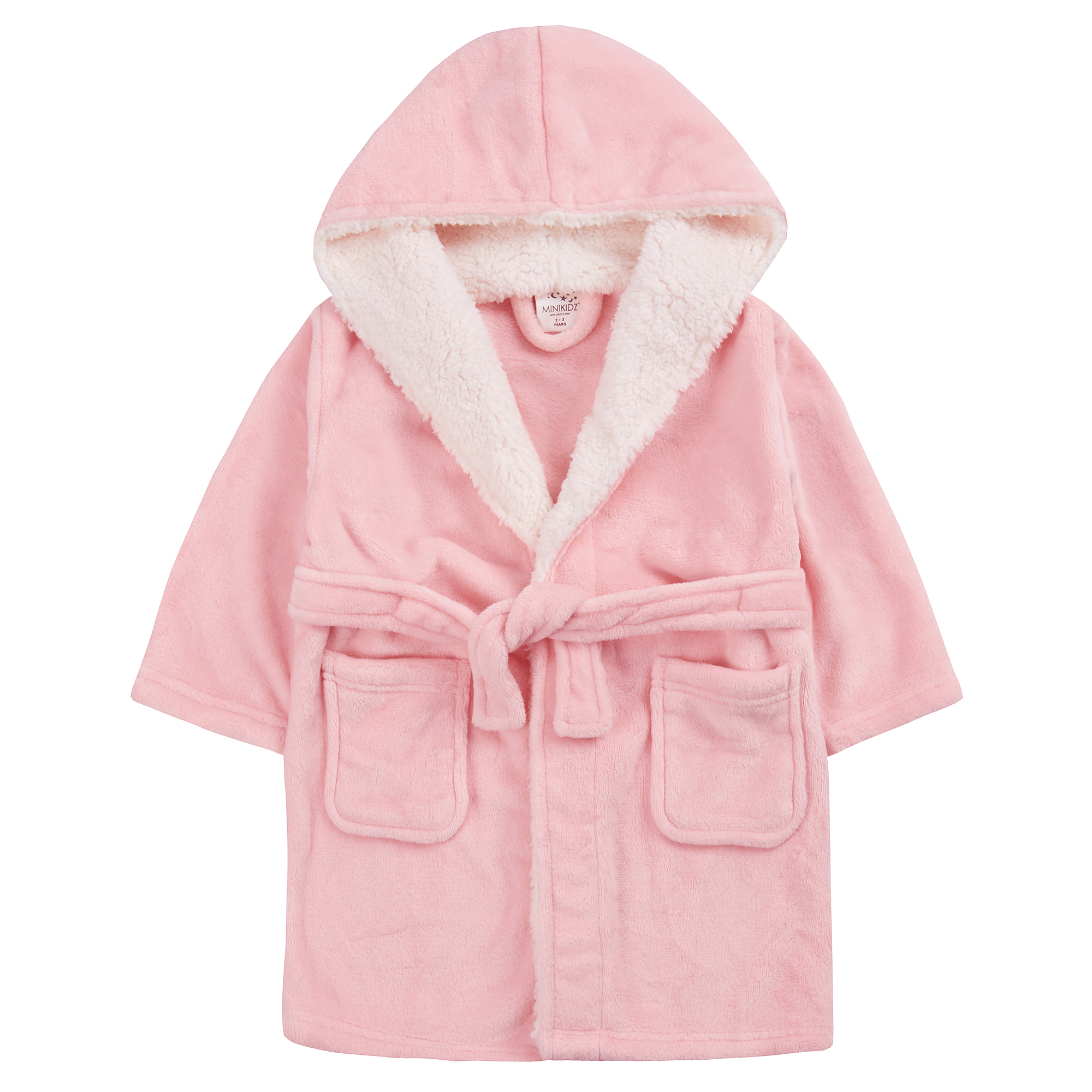 Girls Childrens Boys Dressing Gown Robe for Kids Hooded Animal Plush