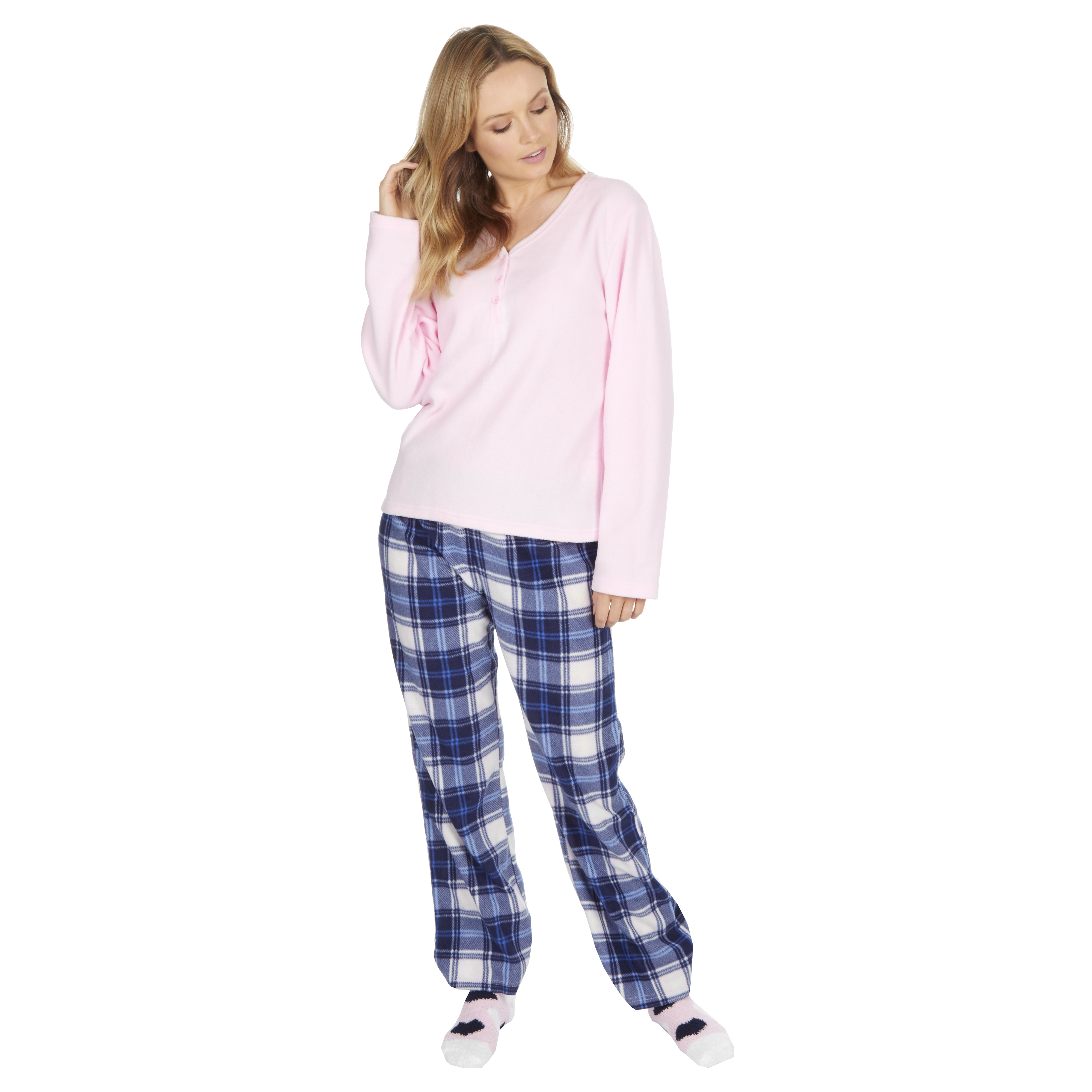 FOREVER DREAMING Ladies Womens Lounge Pyjama Set Printed Jersey Short Sleeve New 