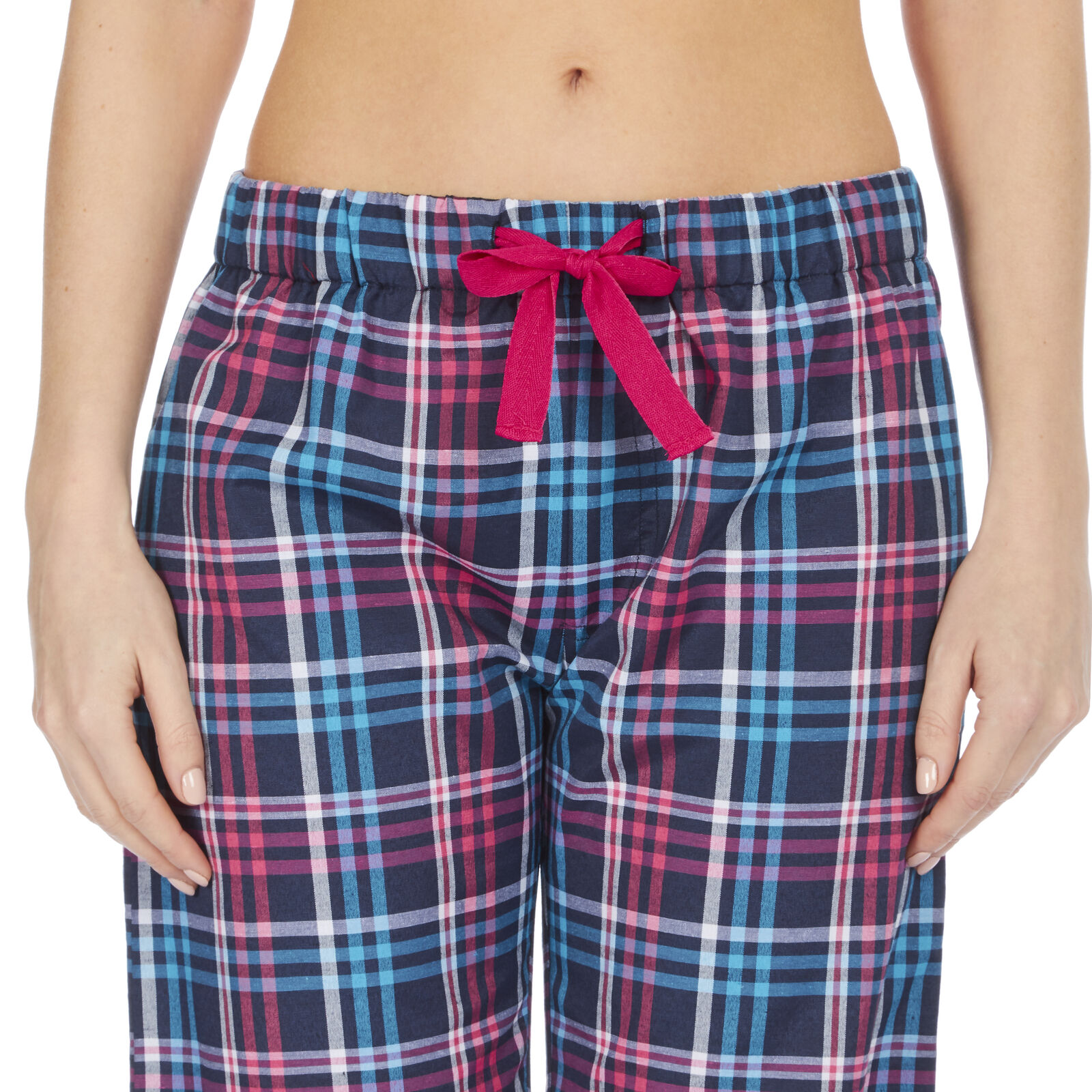 Womens Ladies Soft Check Pyjama Bottoms Pants Pjs Flannel Print Comfy Patterned Ebay