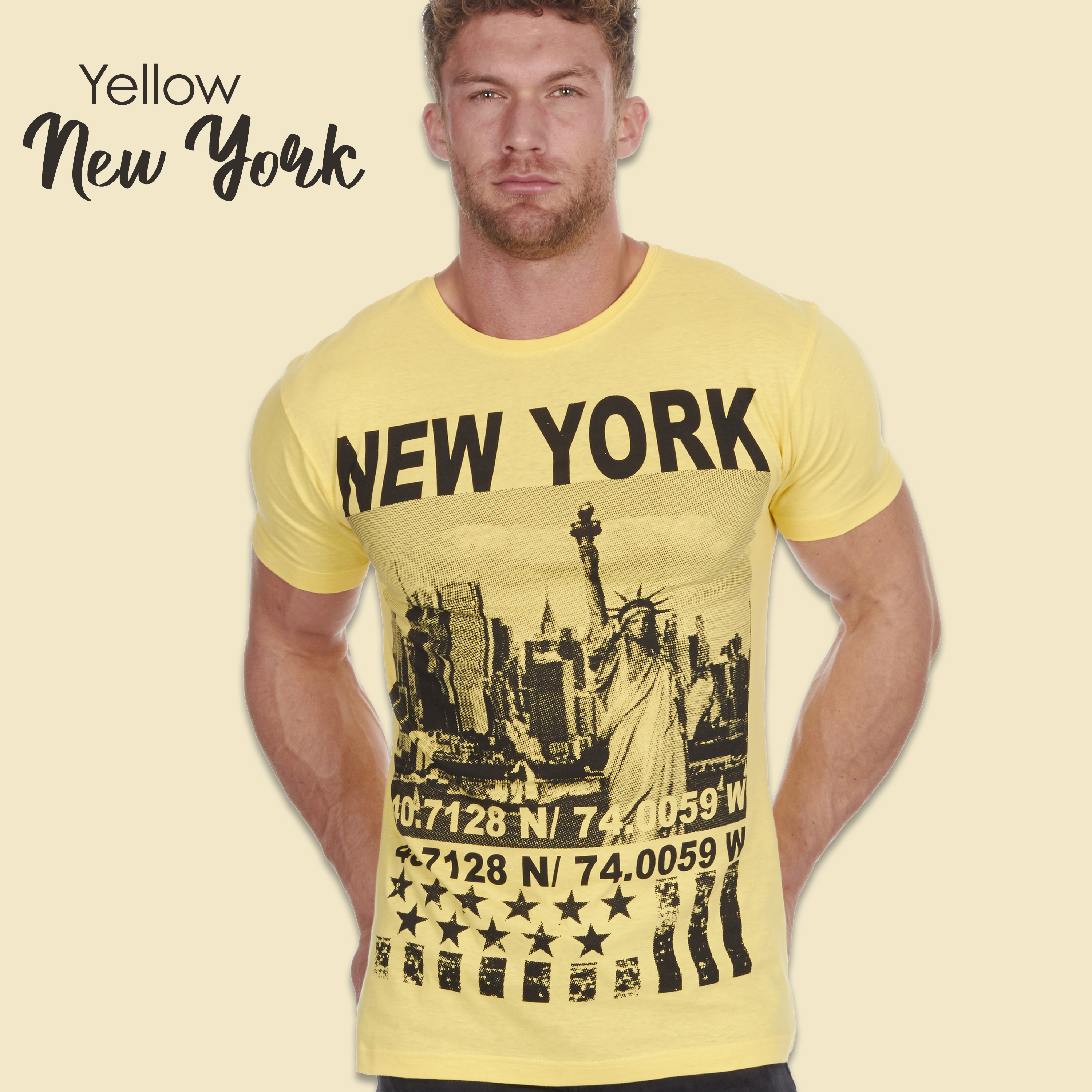 Mens Printed Designer T-Shirts Pure Cotton Novelty America Vintage Tops New UK - Picture 7 of 34