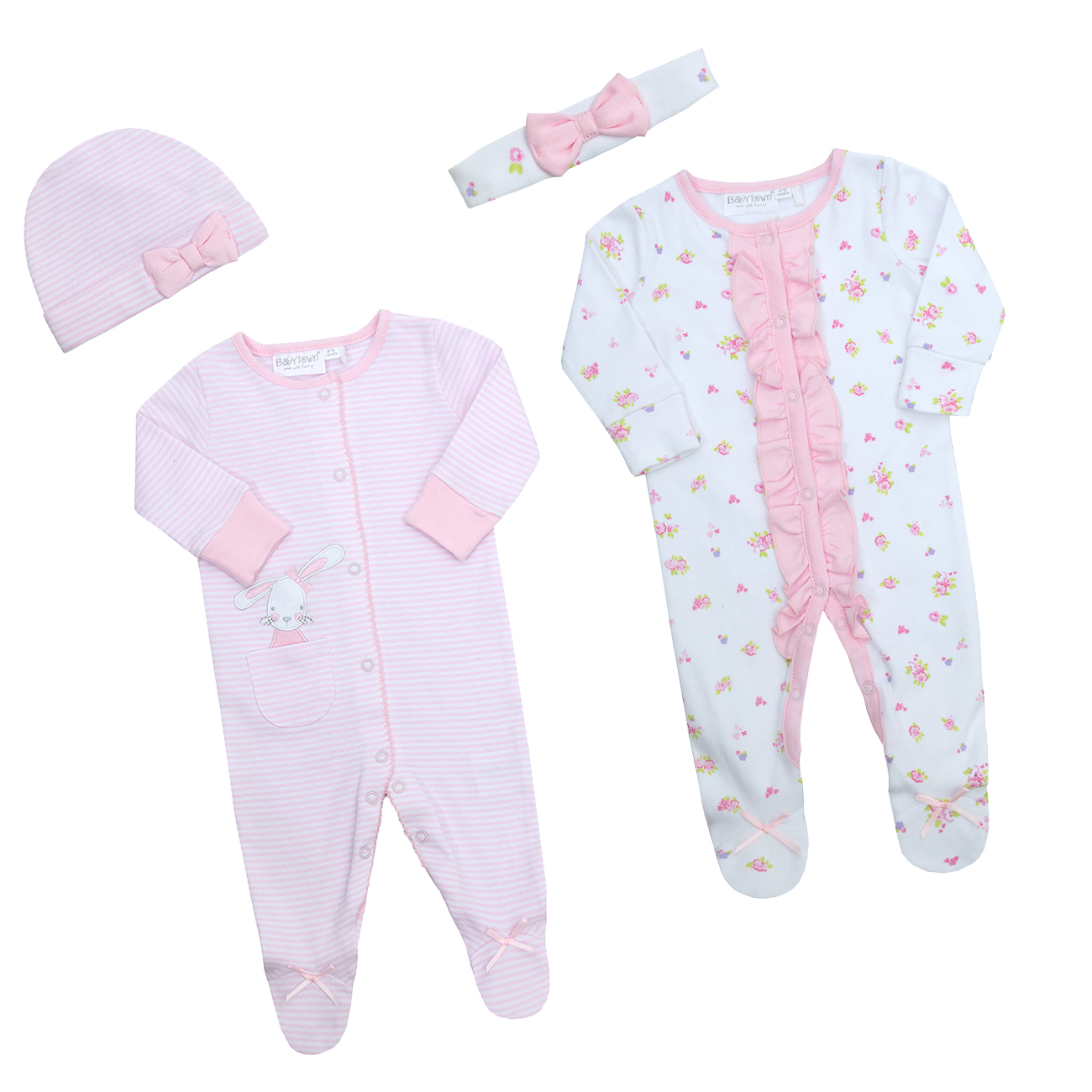 newborn sleepsuits girl