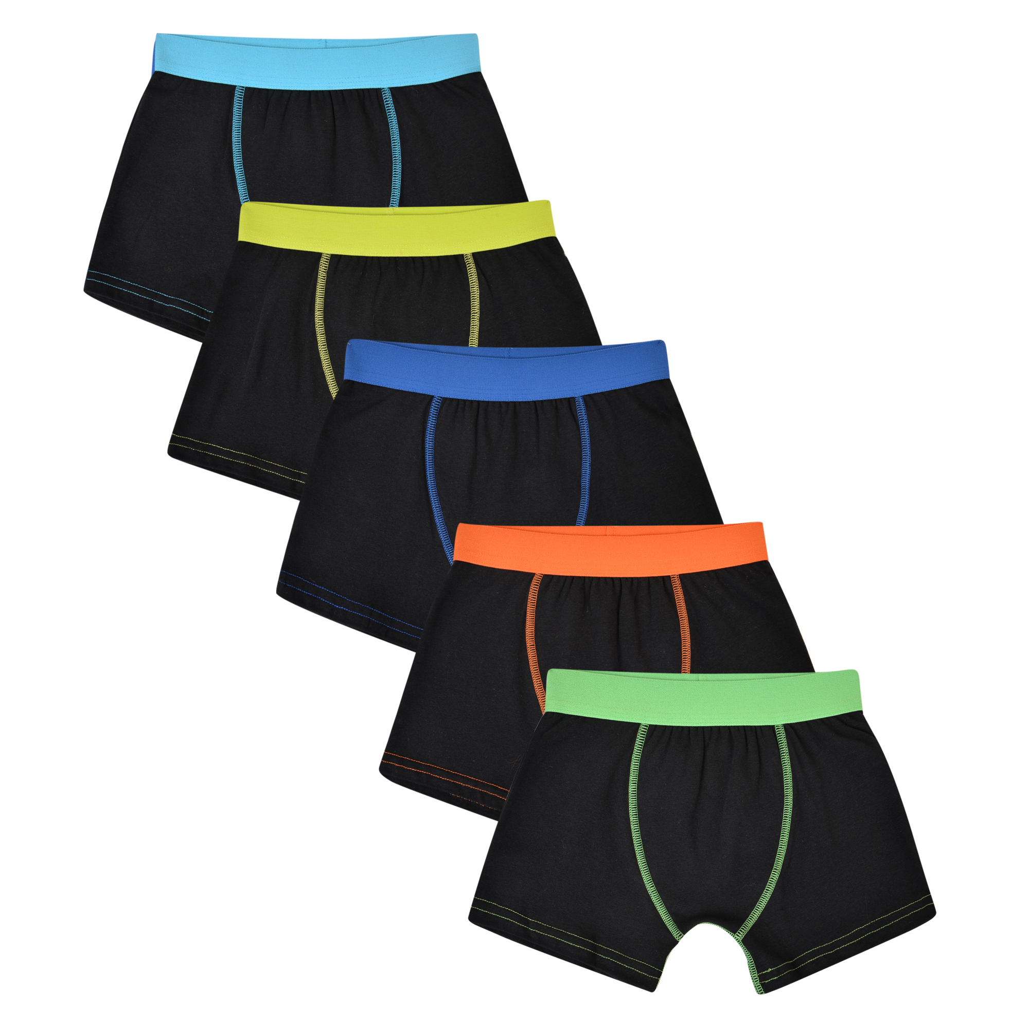 5-pack Boxer Shorts - Turquoise/Game Over - Kids
