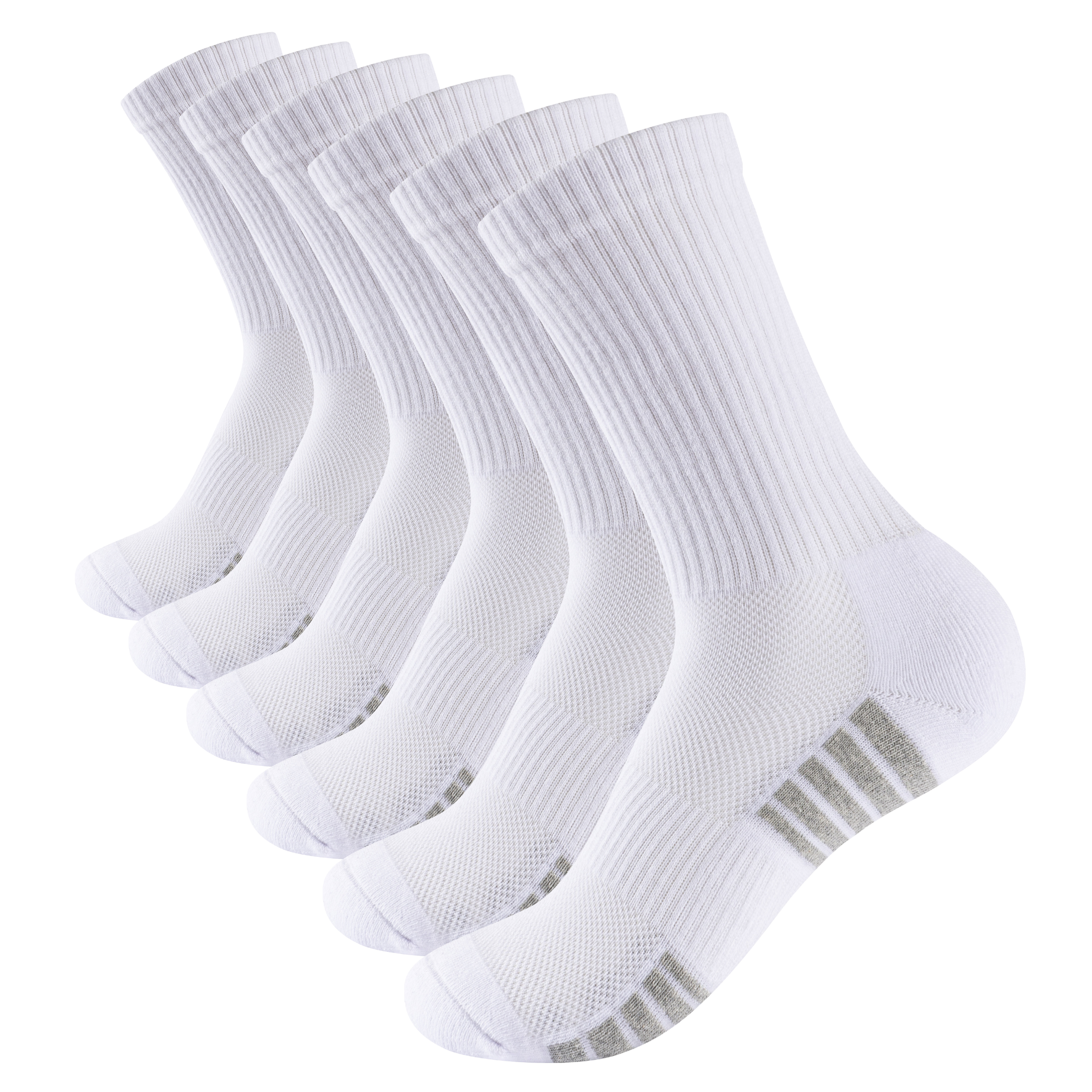 Mens Socks 6 Pairs Cushioned Sports Combed Cotton Casual Running Trainer Hiking - Picture 23 of 29